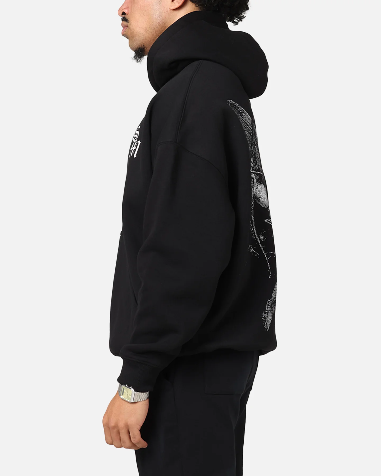 Saint Morta Redemption Boxy Hoodie Black - Image 6