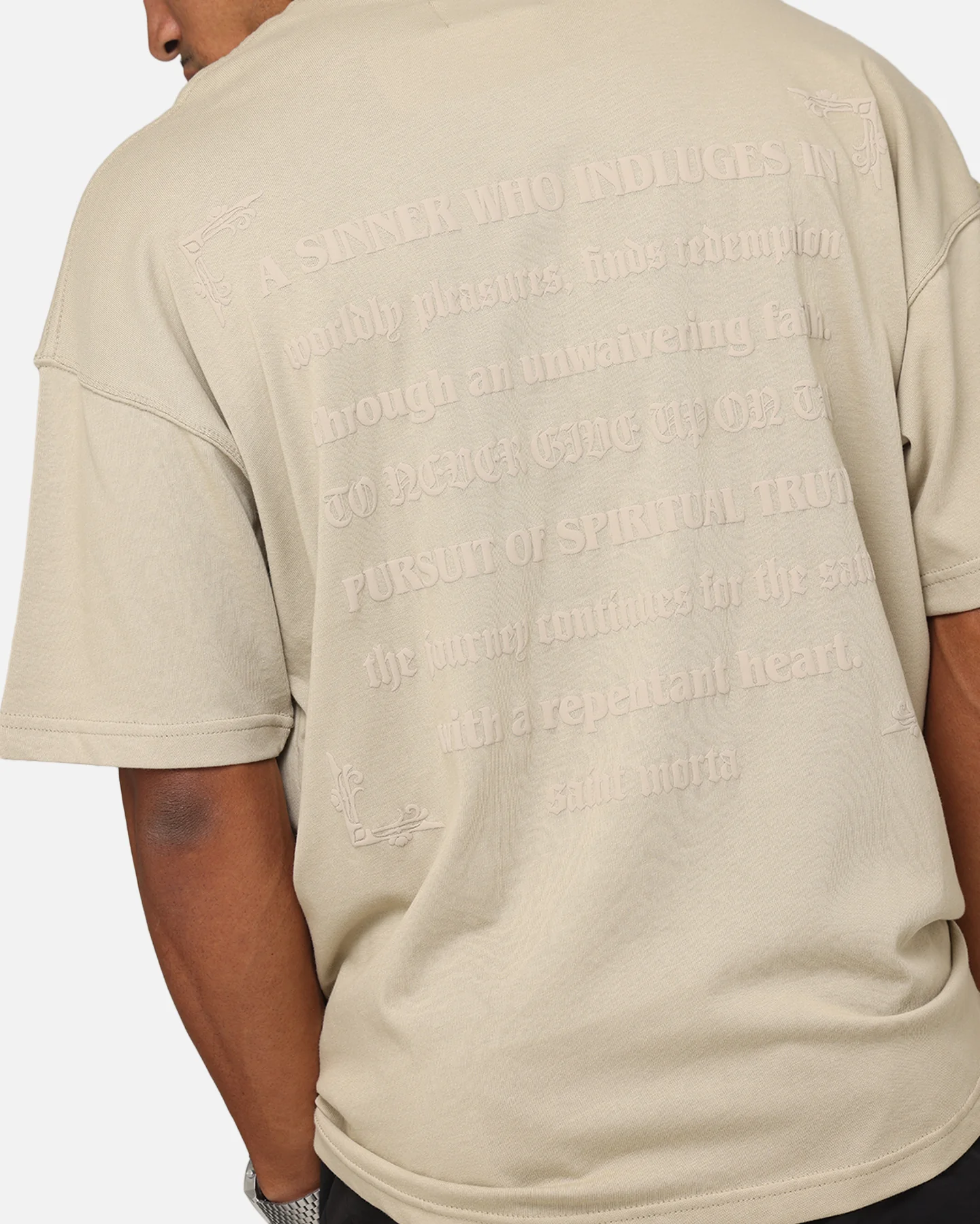 Saint Morta Repentent Heart T-Shirt Stone - Image 8