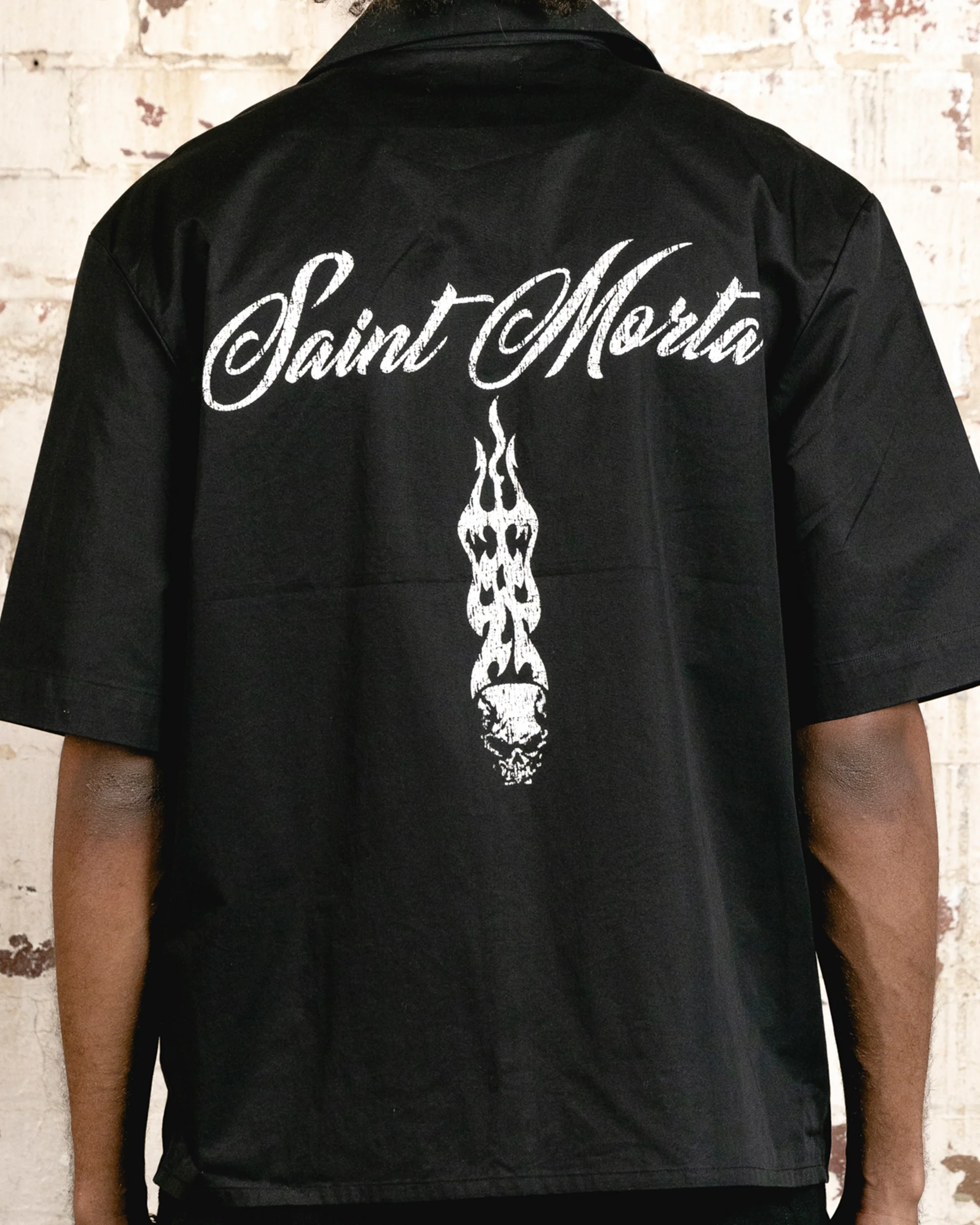 Saint Morta Roadhouse Short Sleeve Shirt Black - Image 18