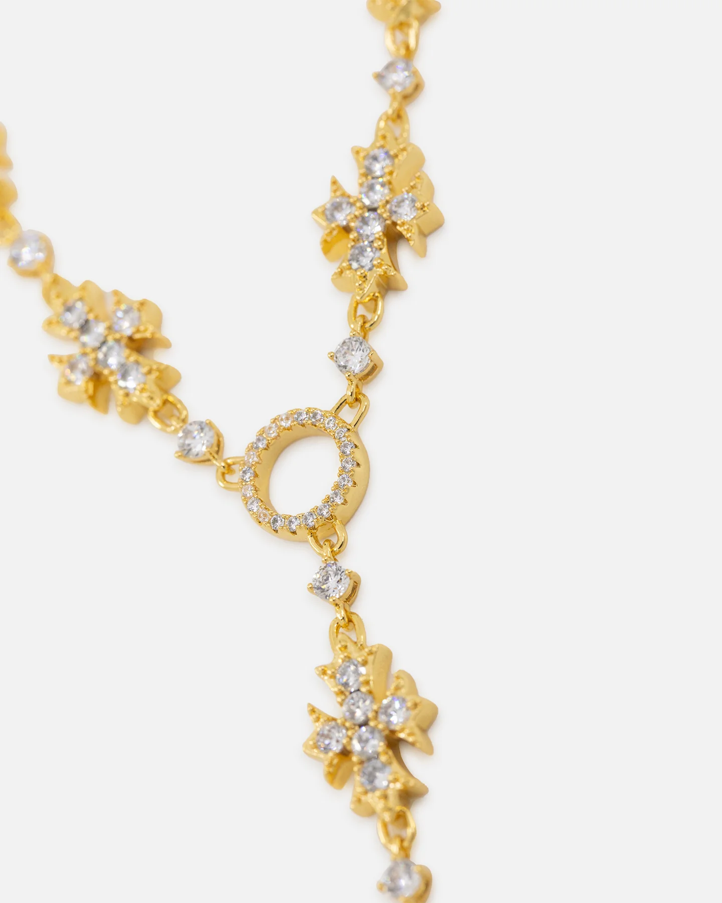 Saint Morta Rosary Cross Chain Gold - Image 3