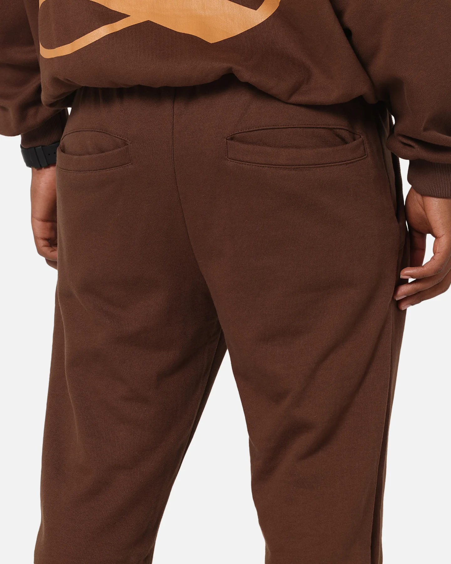 Saint Morta Sacred Script Track Pants Brown - Image 4