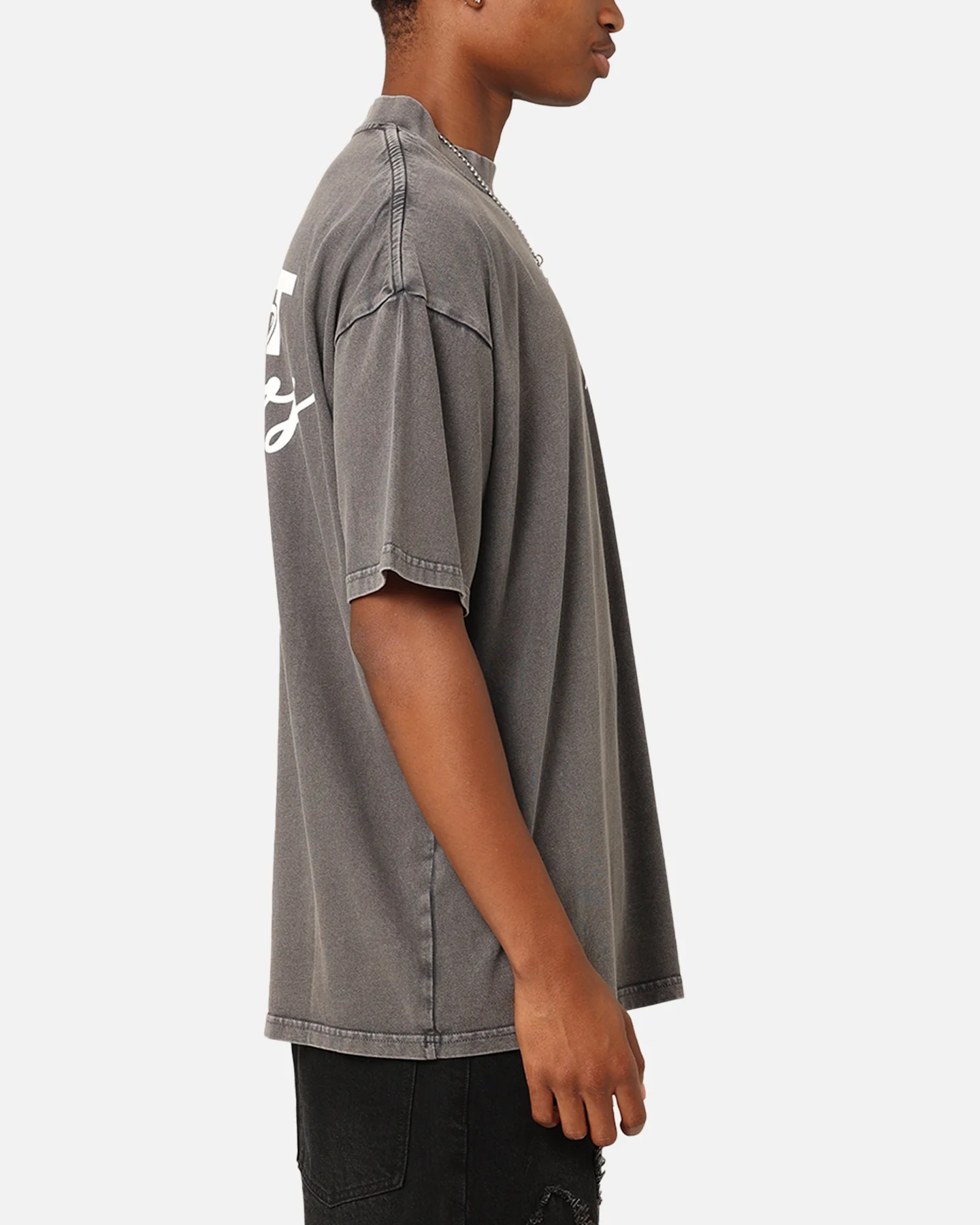 Saint Morta Saint Studios T-Shirt Washed Charcoal - Image 5