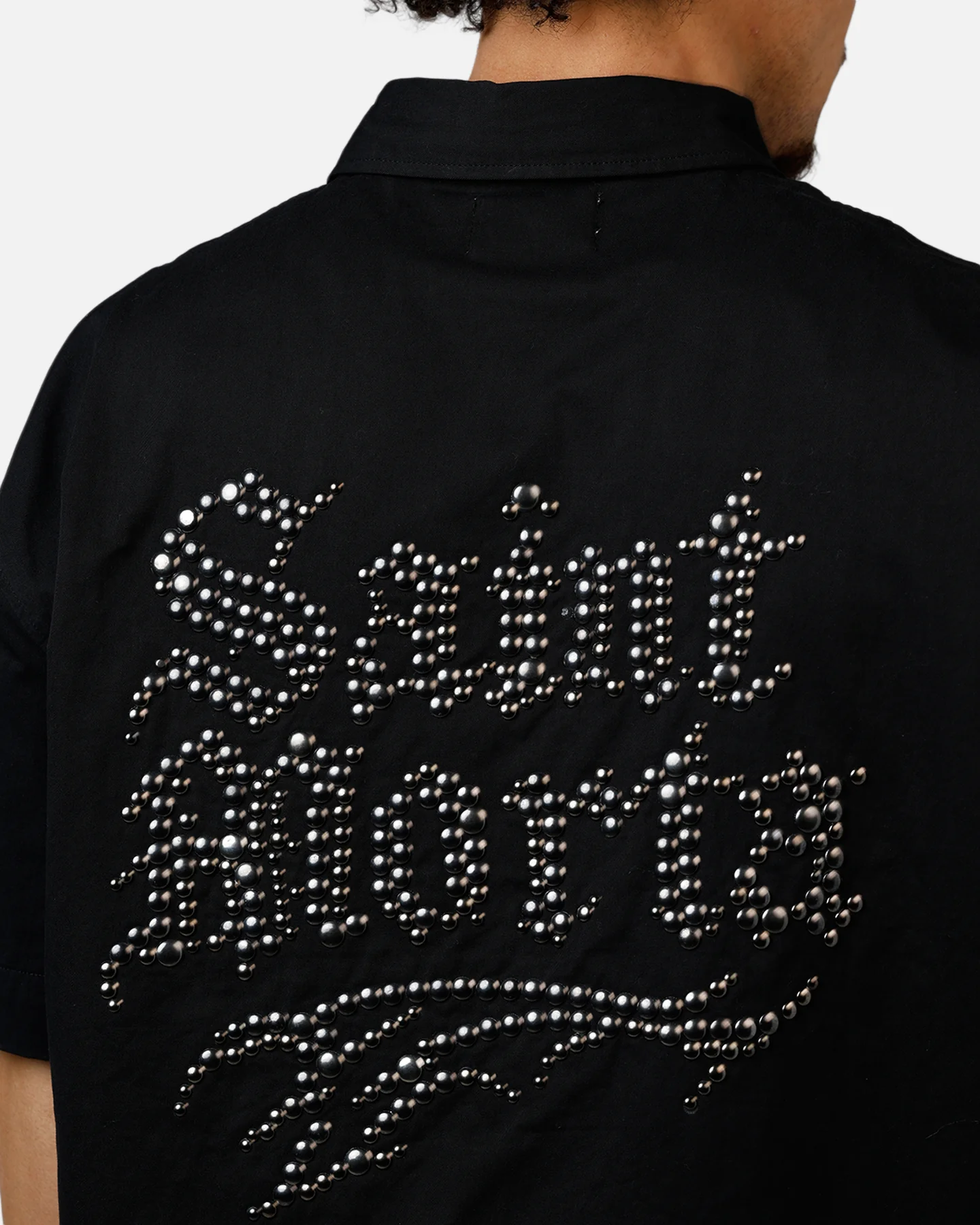 Saint Morta Sanctified Button Up Shirt Black - Image 7