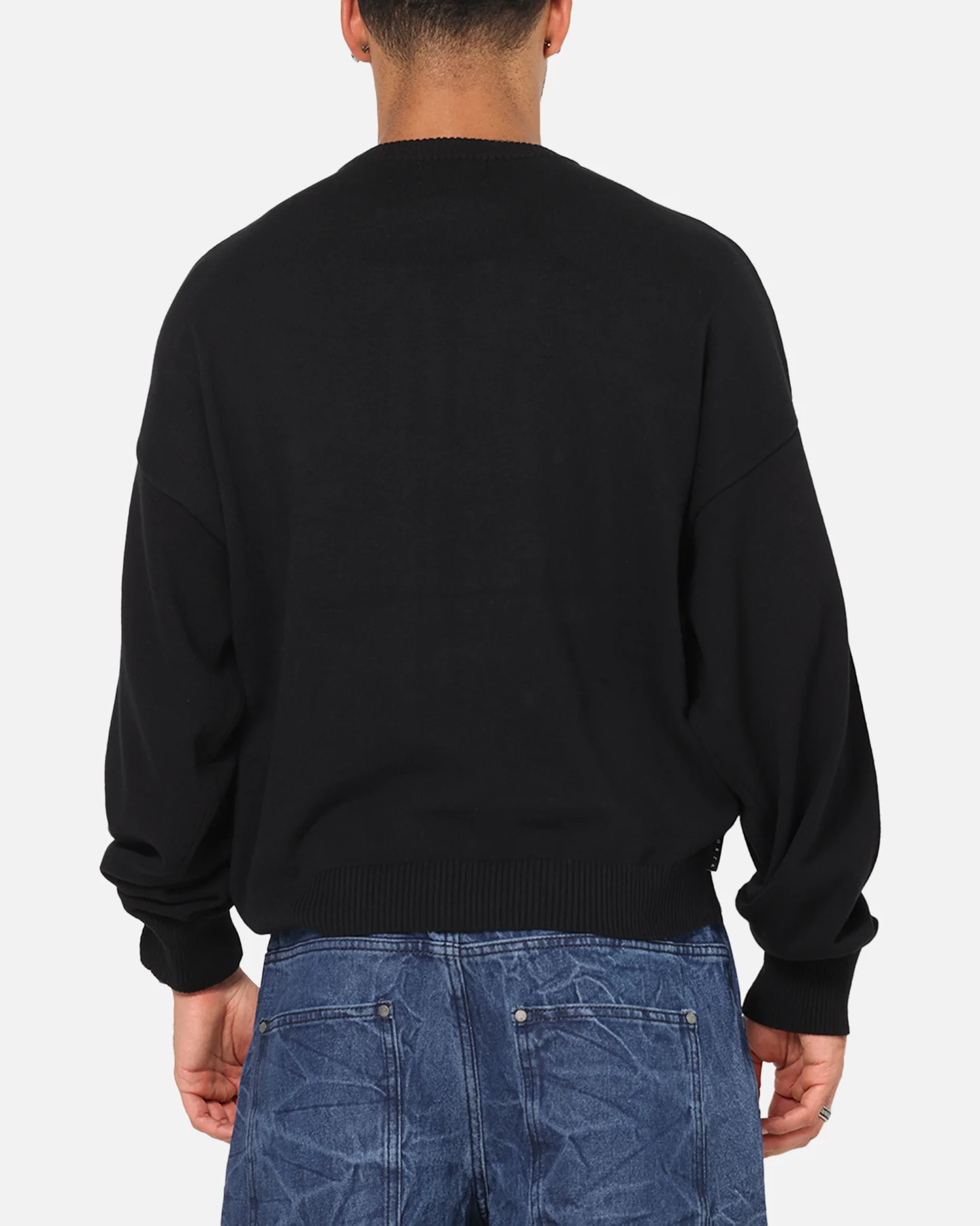 Saint Morta Sanctified Crewneck Sweater Black - Image 3