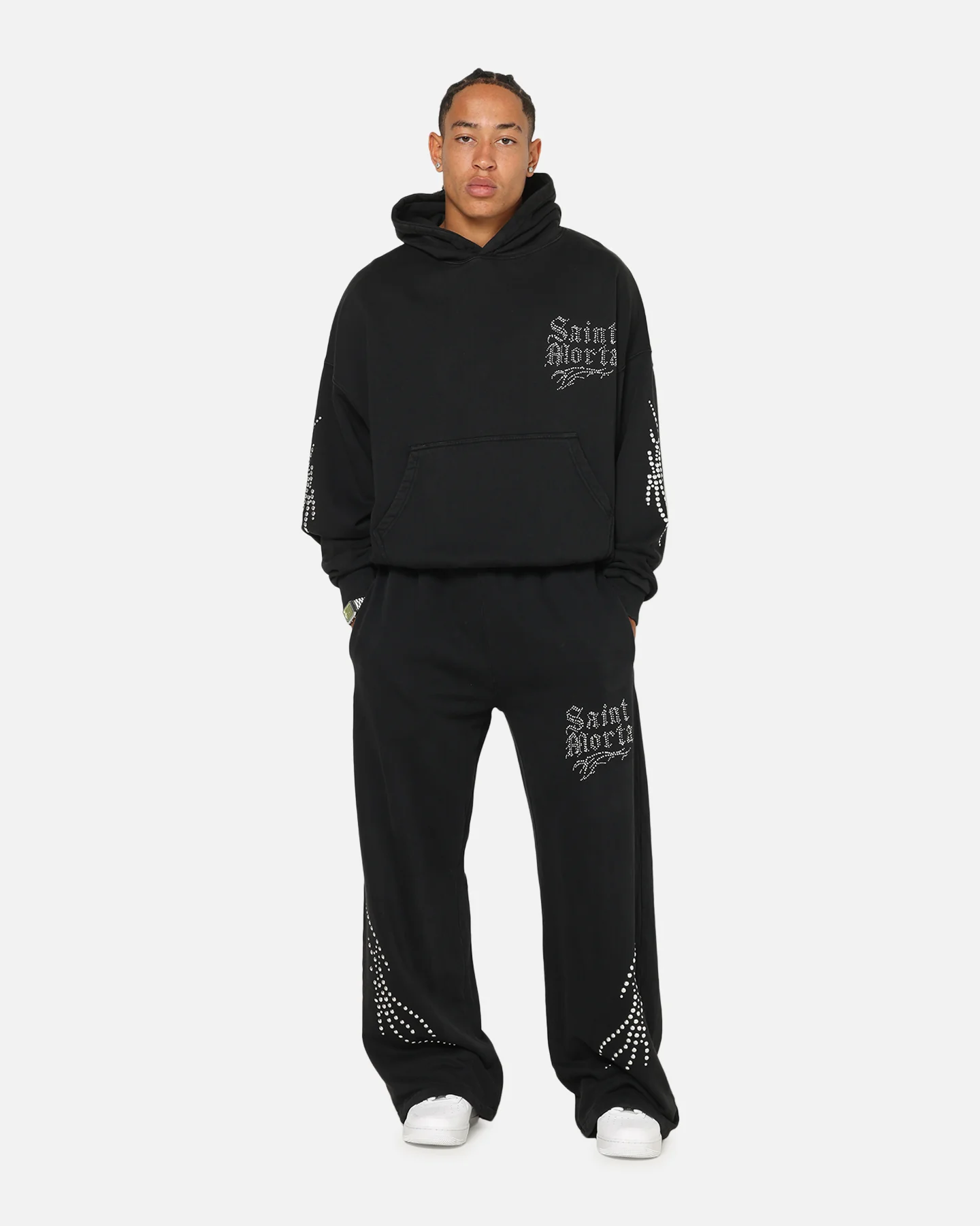 Saint Morta Sanctified Sweatpants Washed Black - Image 2