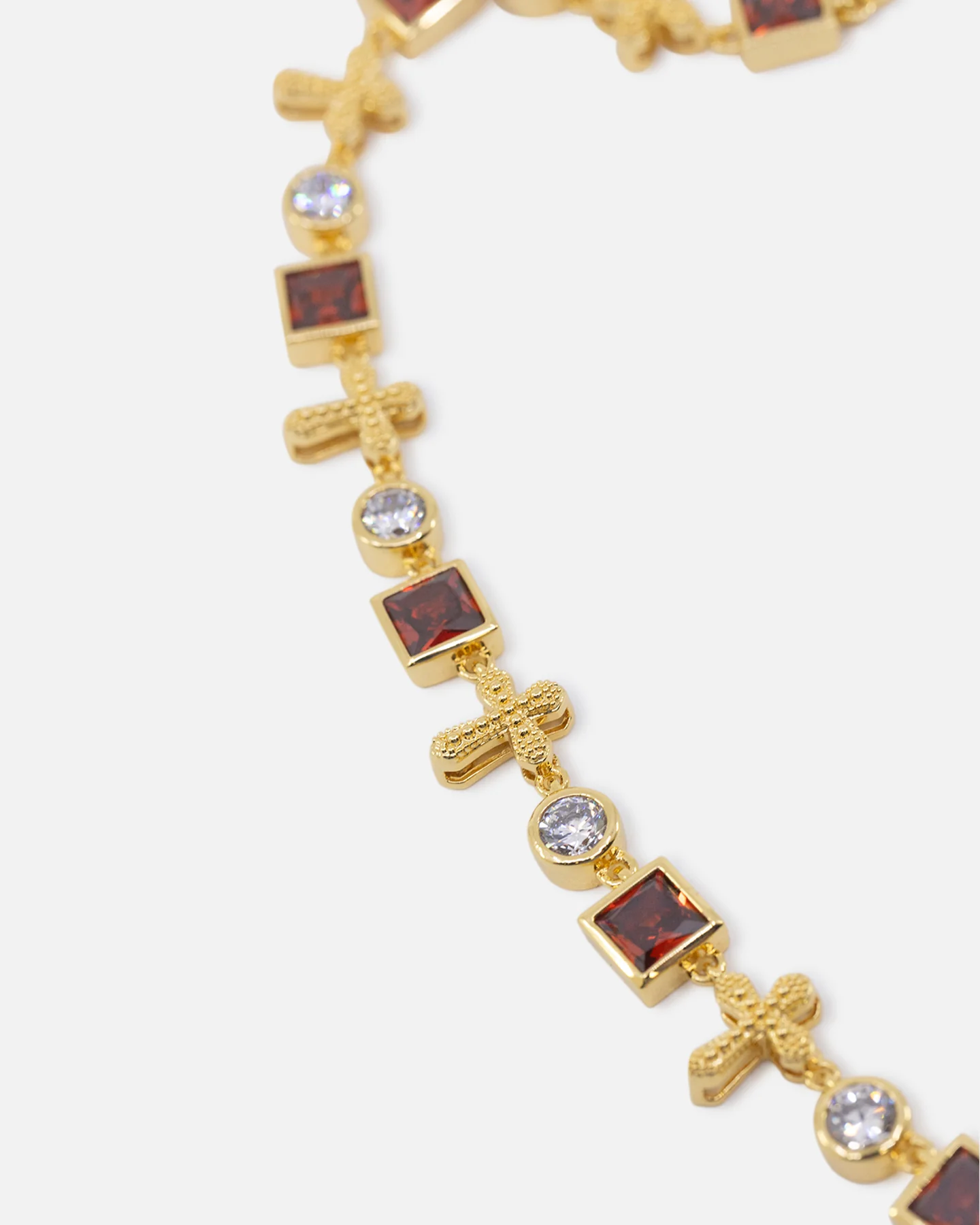 Saint Morta Sanctuary Stone Chain Gold/Garnet - Image 4