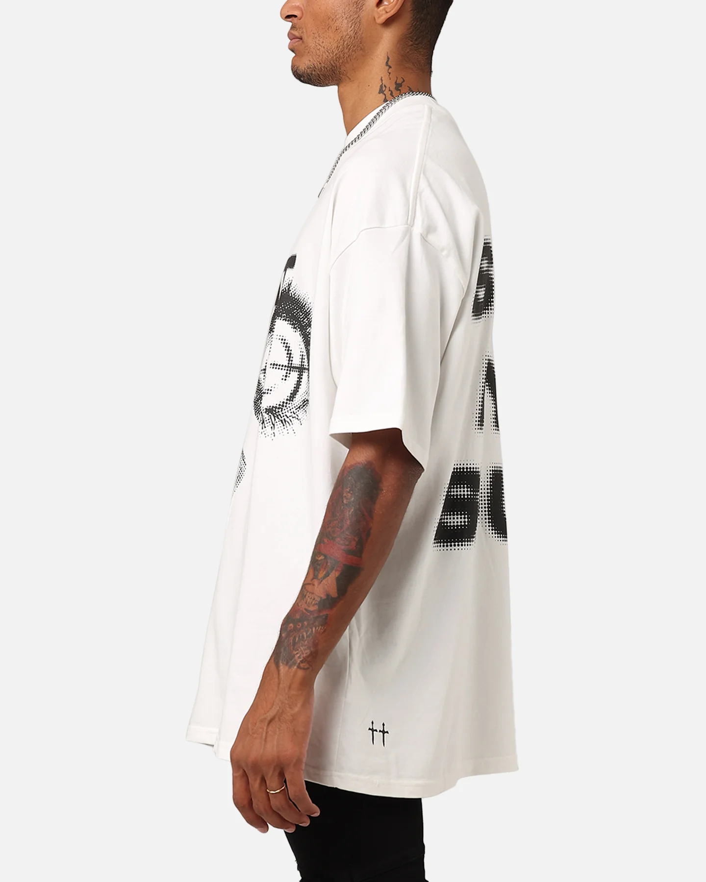 Saint Morta Save My Soul T-Shirt Off-White - Image 6
