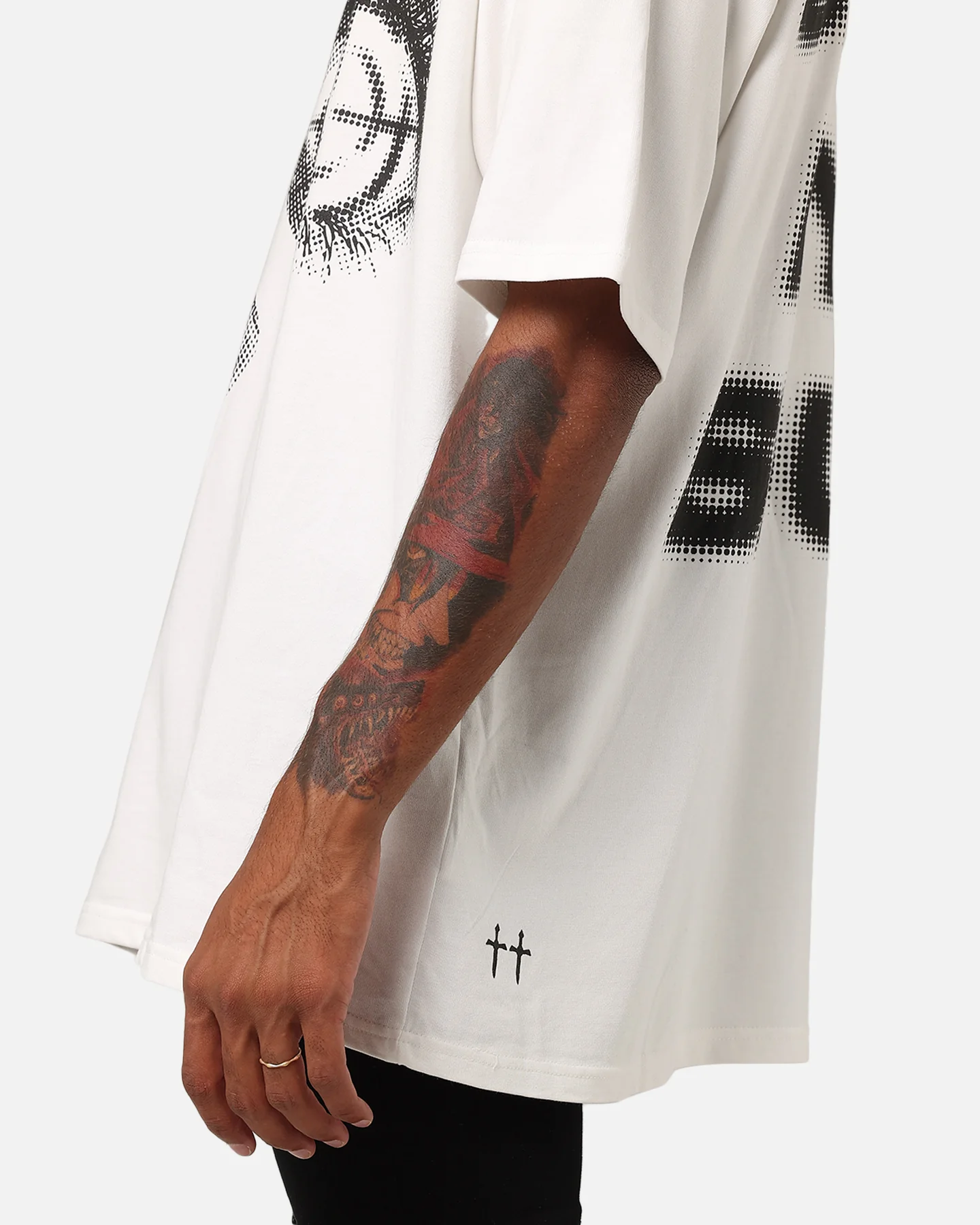Saint Morta Save My Soul T-Shirt Off-White - Image 7