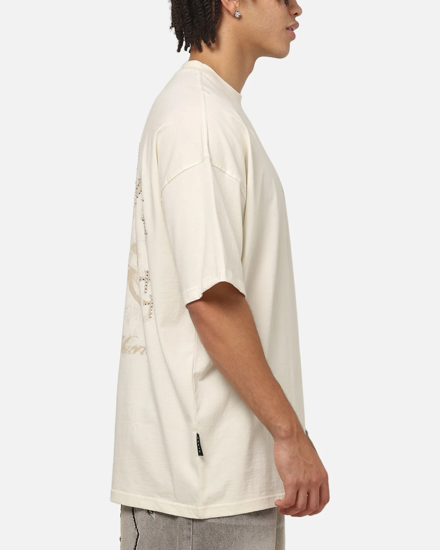 Saint Morta Scorpion Boxy T-Shirt Off White - Image 5