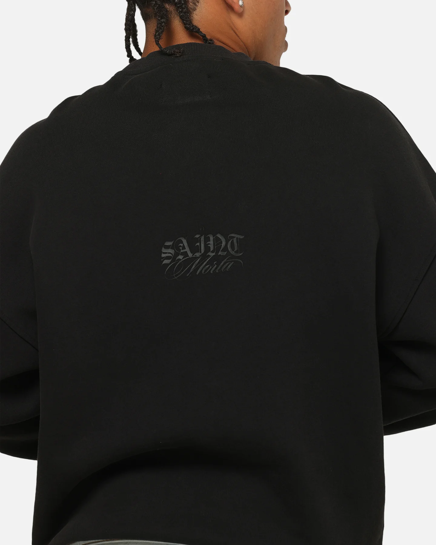 Saint Morta Serenity Crewneck Black Wash - Image 7