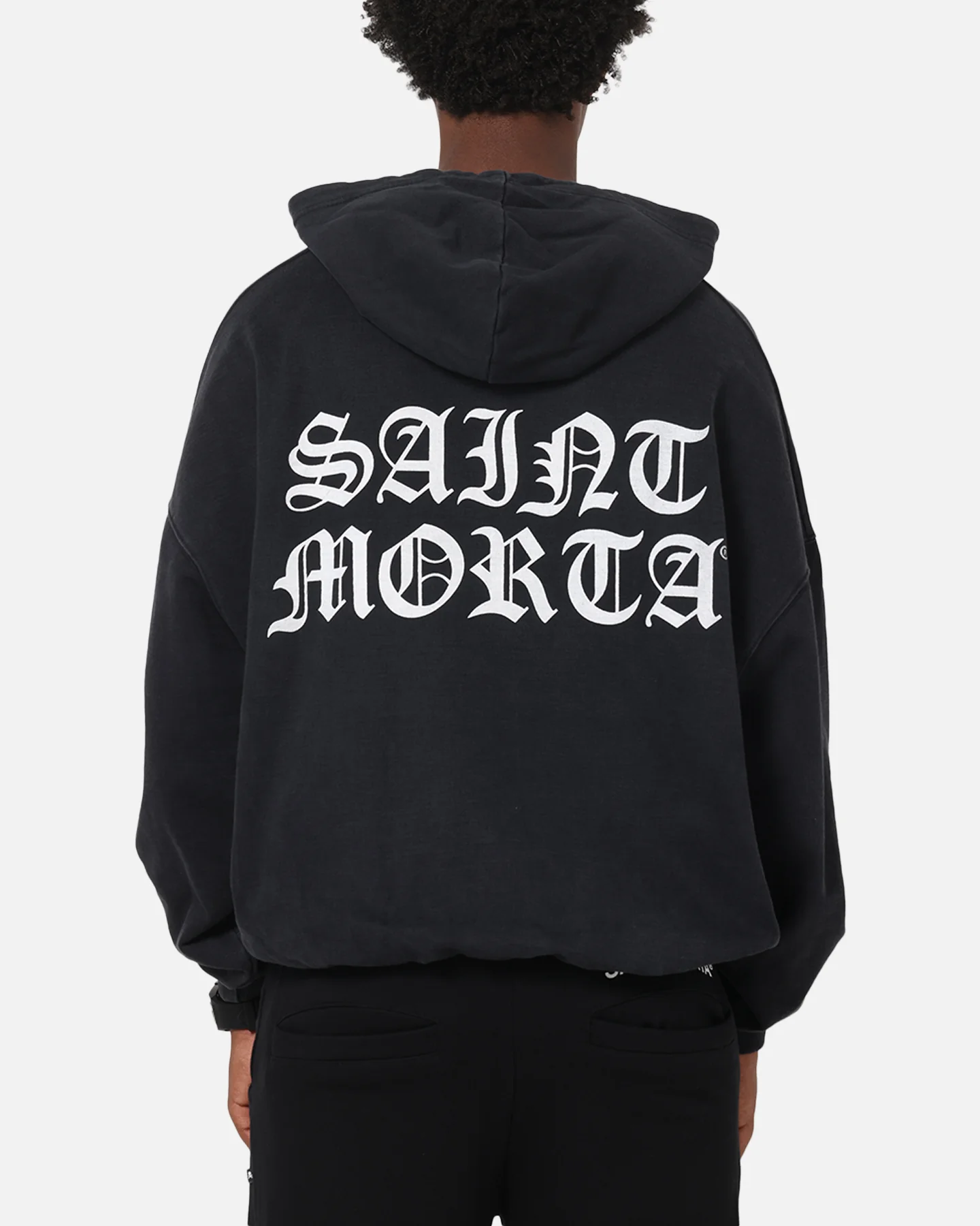 Saint Morta Shadow Mark Hoodie Black