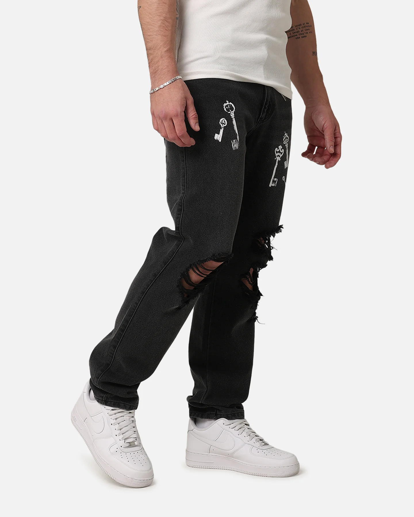 Saint Morta Skeleton Key Psykhe Jeans Black Shadow - Image 5
