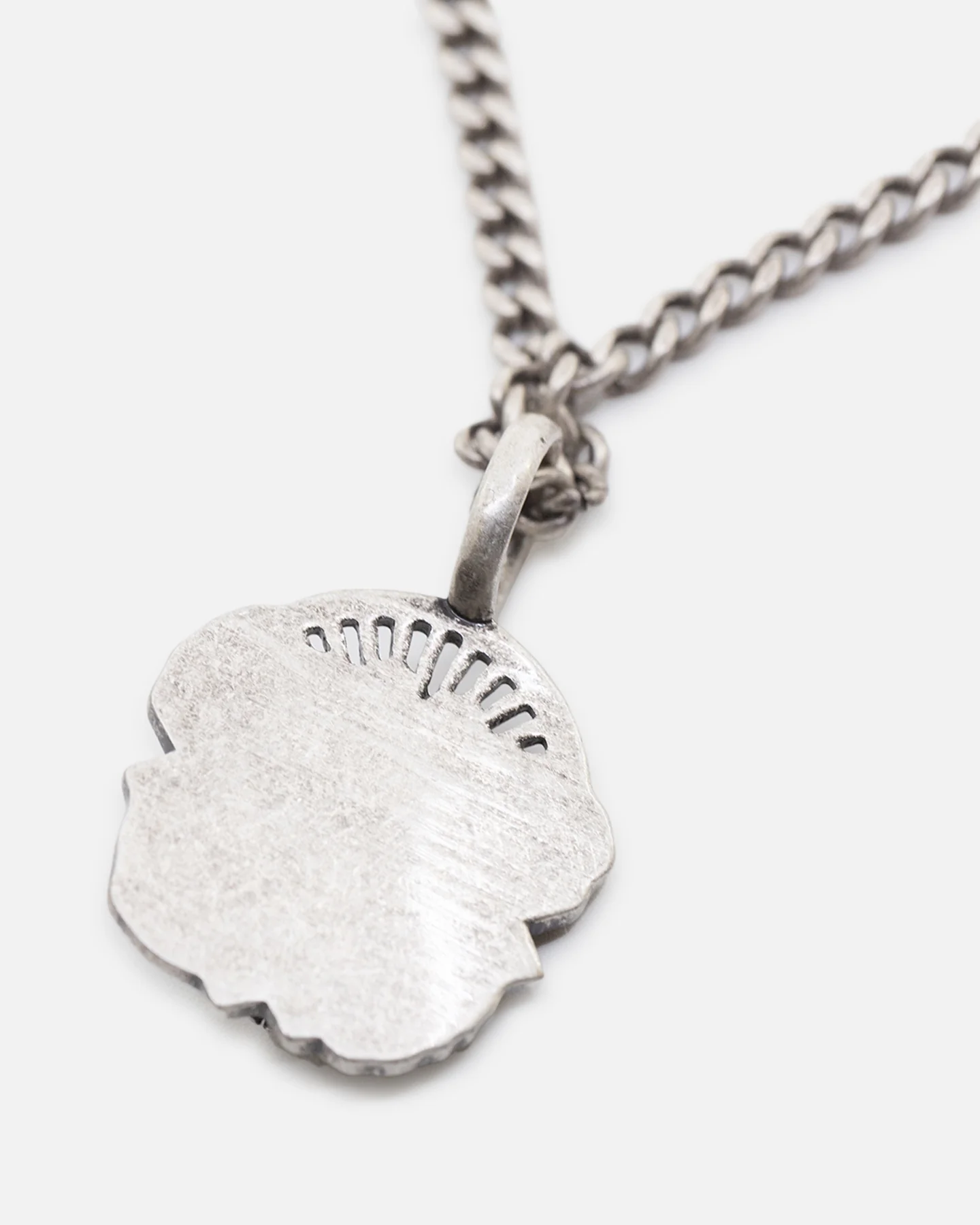 Saint Morta Skull And Roses Necklace Stainless Steel - Image 7