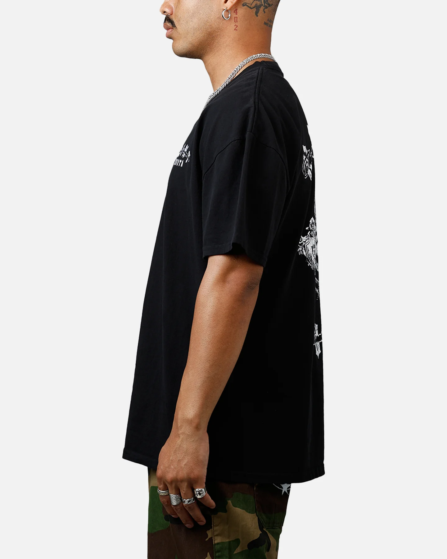 Saint Morta Sleepless Boxy T-Shirt Black - Image 5