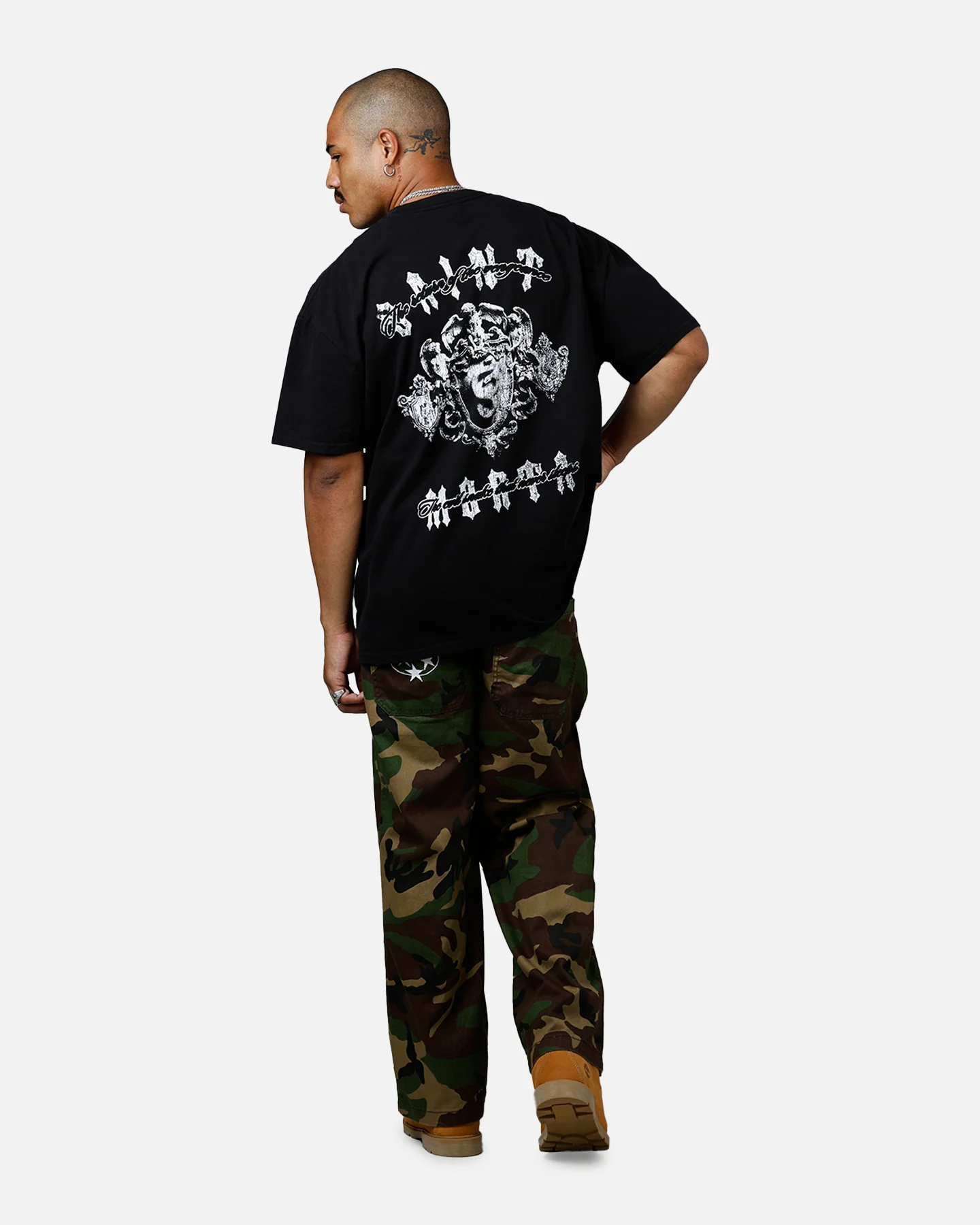 Saint Morta Sleepless Boxy T-Shirt Black - Image 6