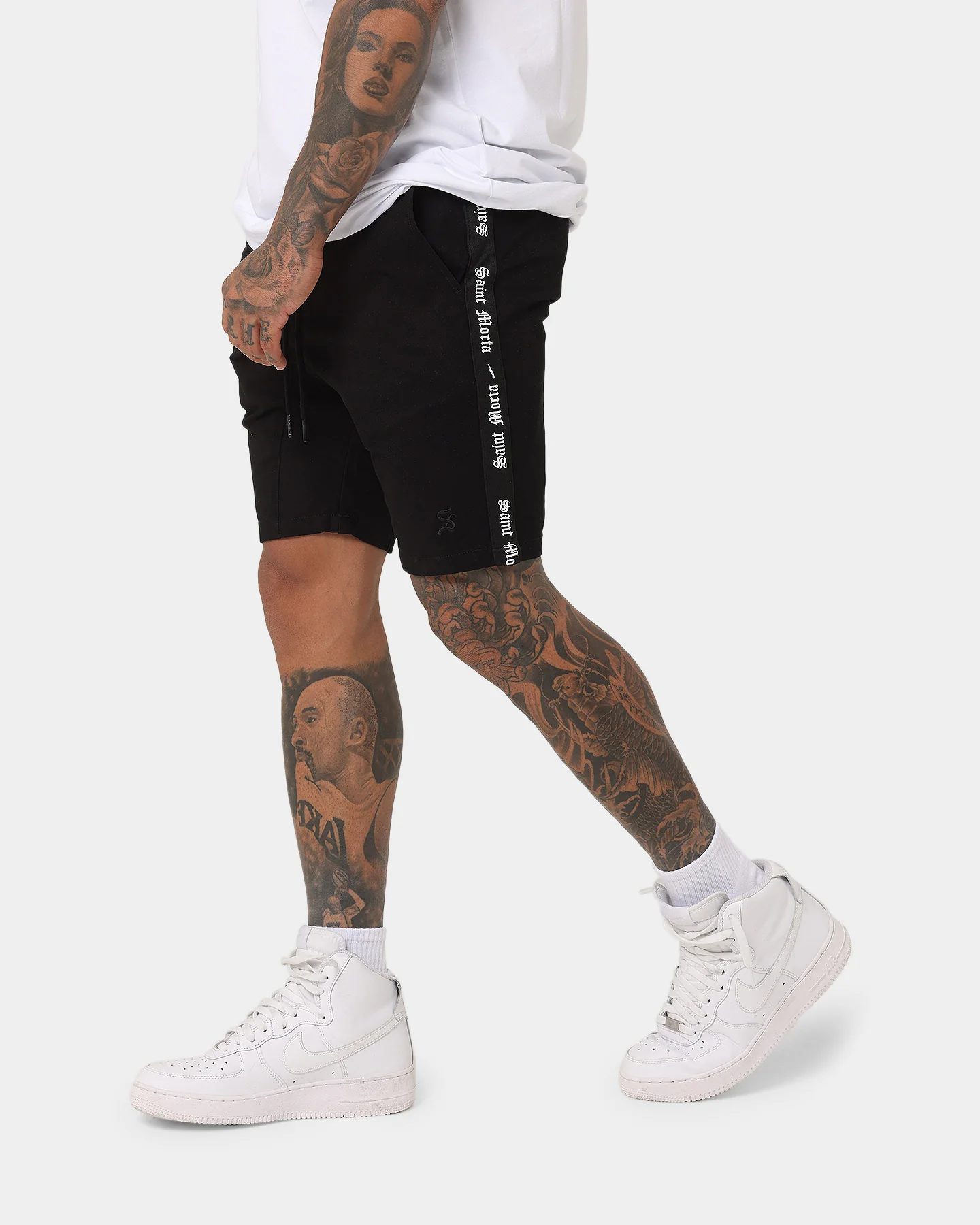 Saint Morta Sport X Walk Shorts Black - Image 6