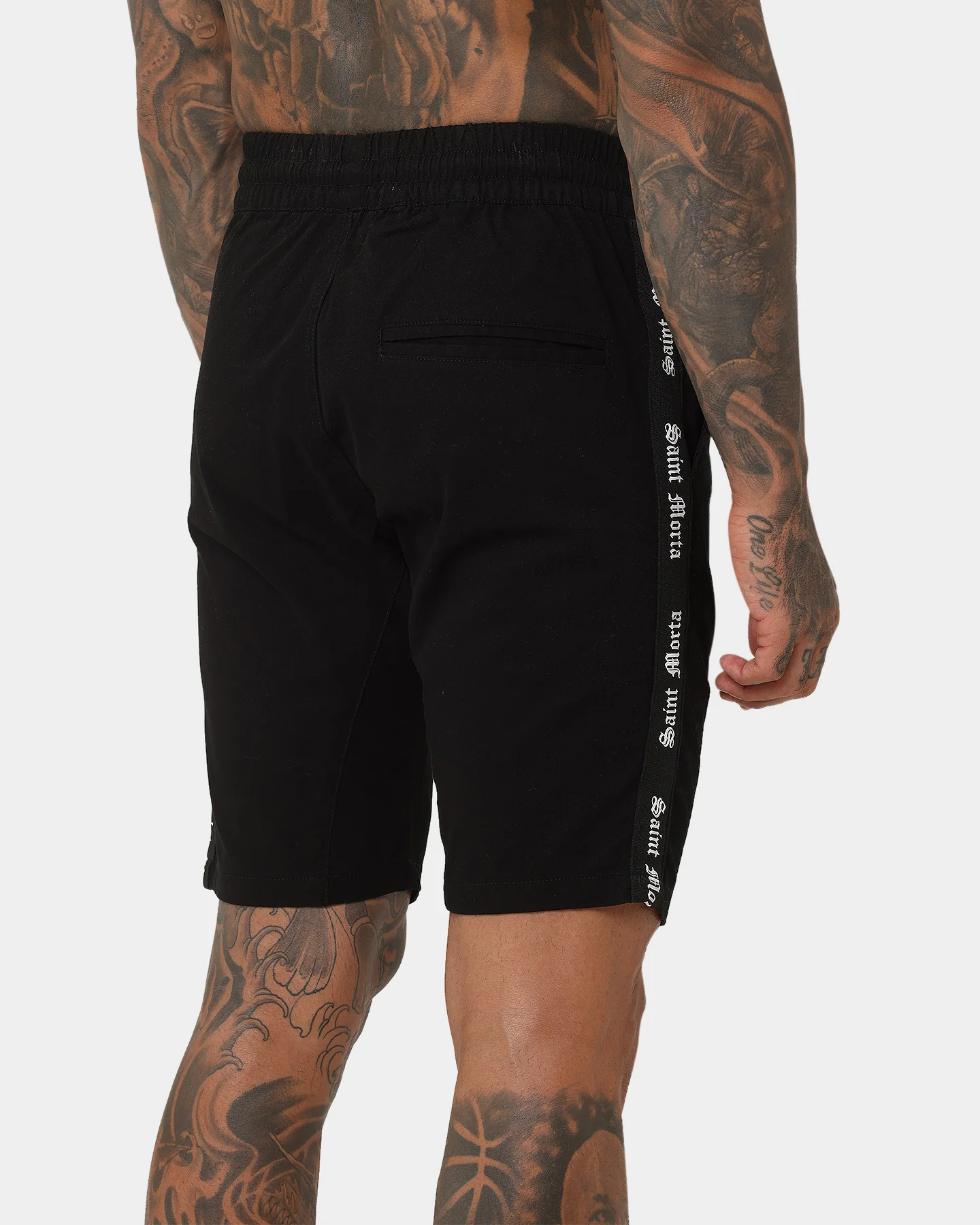 Saint Morta Sport X Walk Shorts Black - Image 8