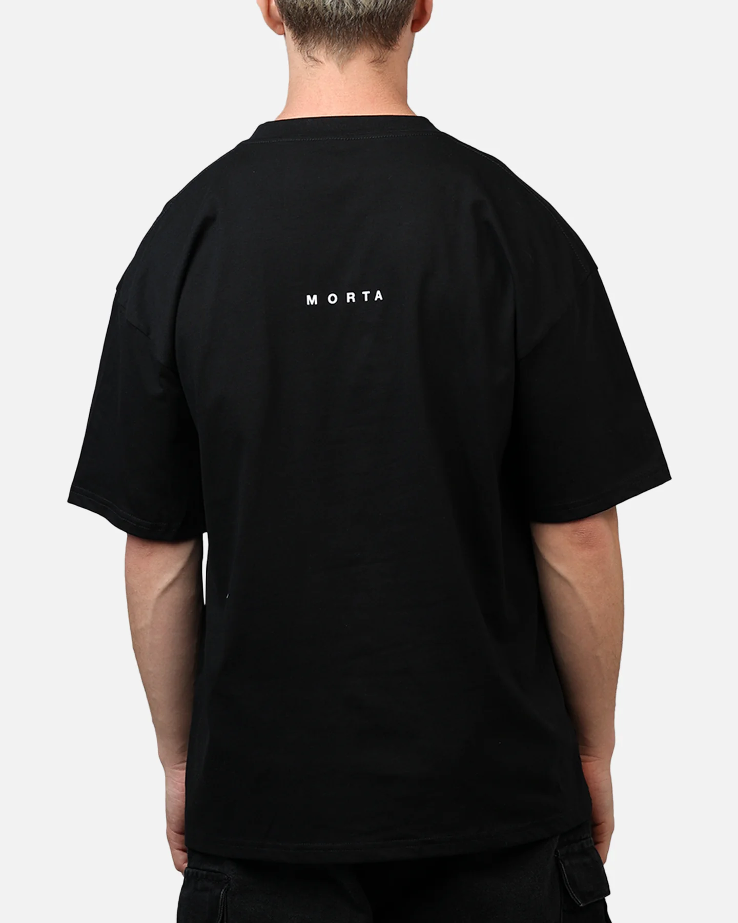 Saint Morta Spray T-Shirt Black - Image 2