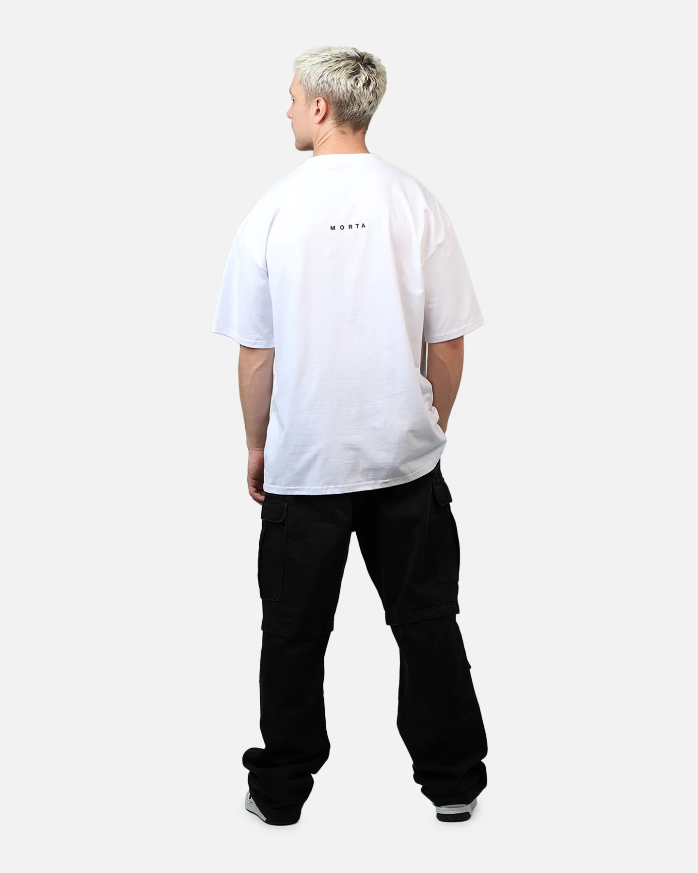 Saint Morta Spray T-Shirt White - Image 6