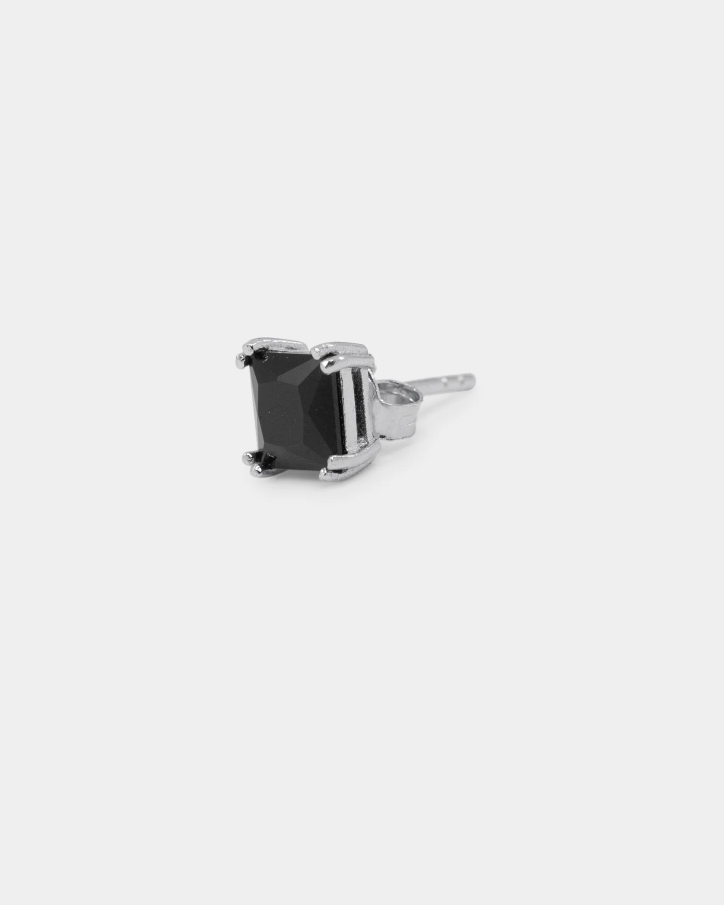 Saint Morta Square Cut Earrings Iced Black - Image 6