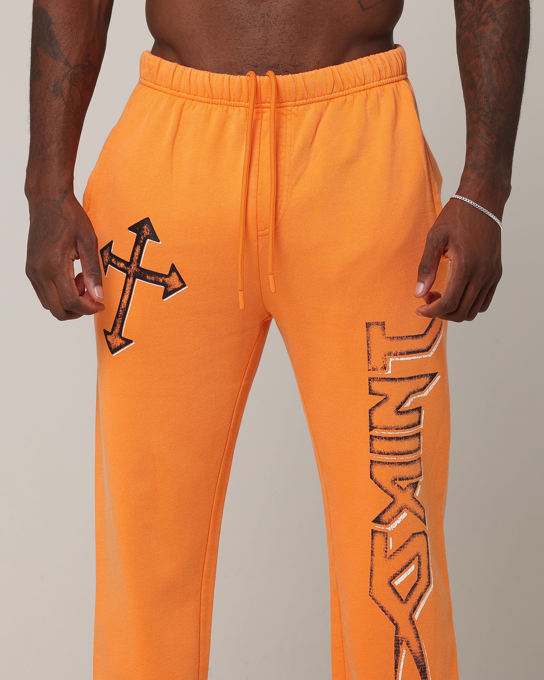 Saint Morta SSIX Sweat Pants Orange - Image 7
