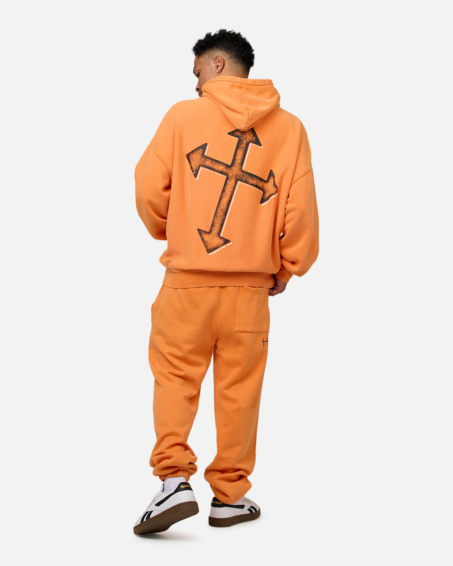 Saint Morta SSIX Vintage Hoodie Vintage Orange - Image 6