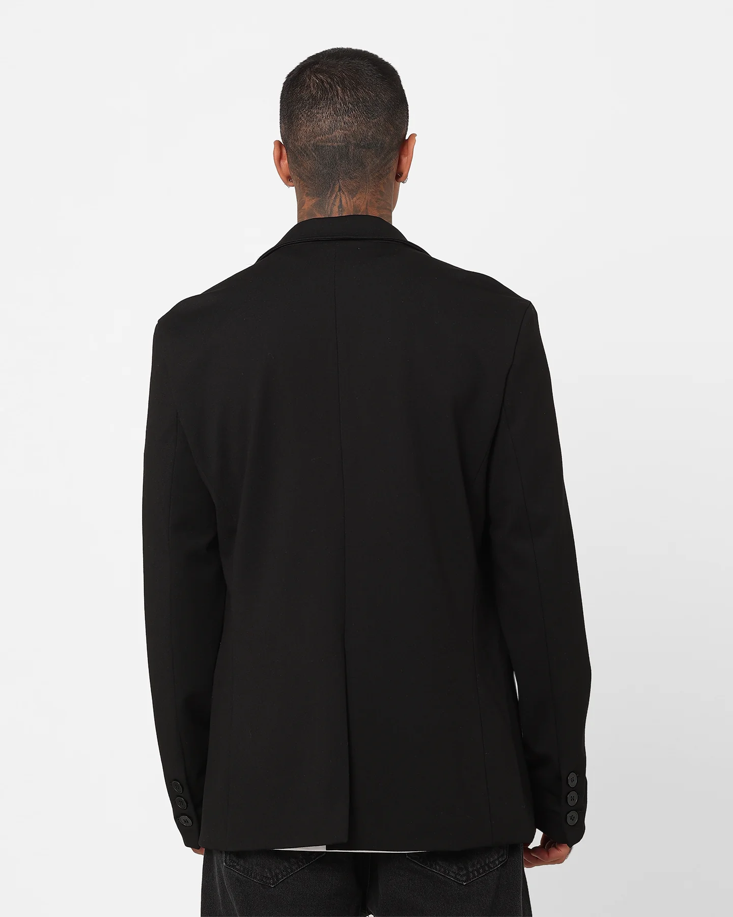 Saint Morta Stretch Blazer Jacket Black - Image 4