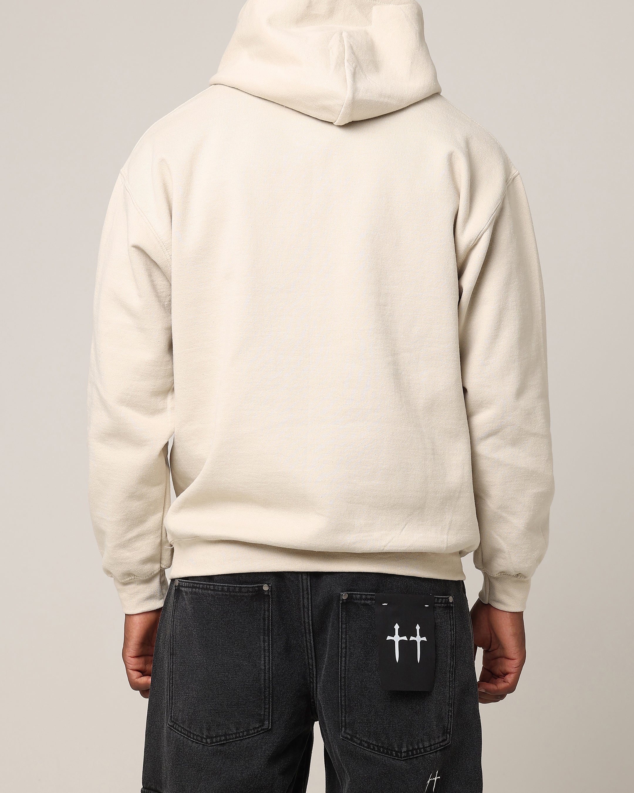 Saint Morta Strikeout Hoodie Sand - Image 3