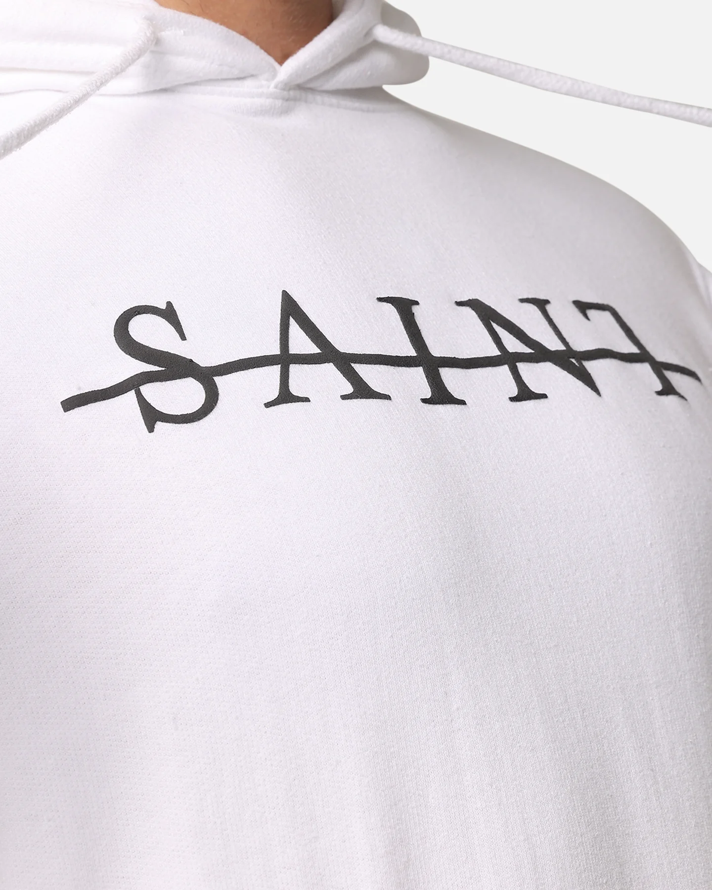 Saint Morta Strikeout Hoodie White - Image 6