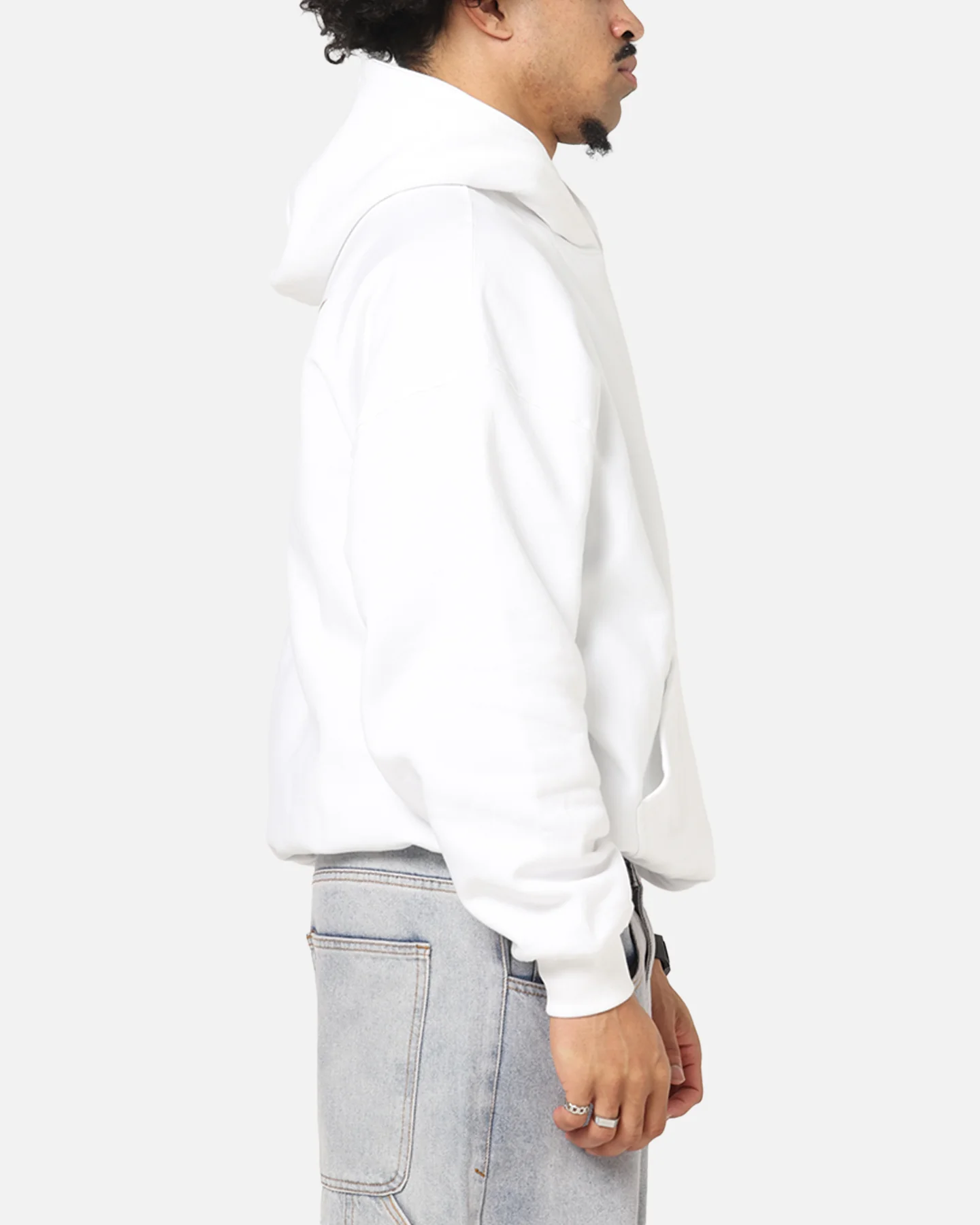 Saint Morta Studios Boxy Hoodie White - Image 5