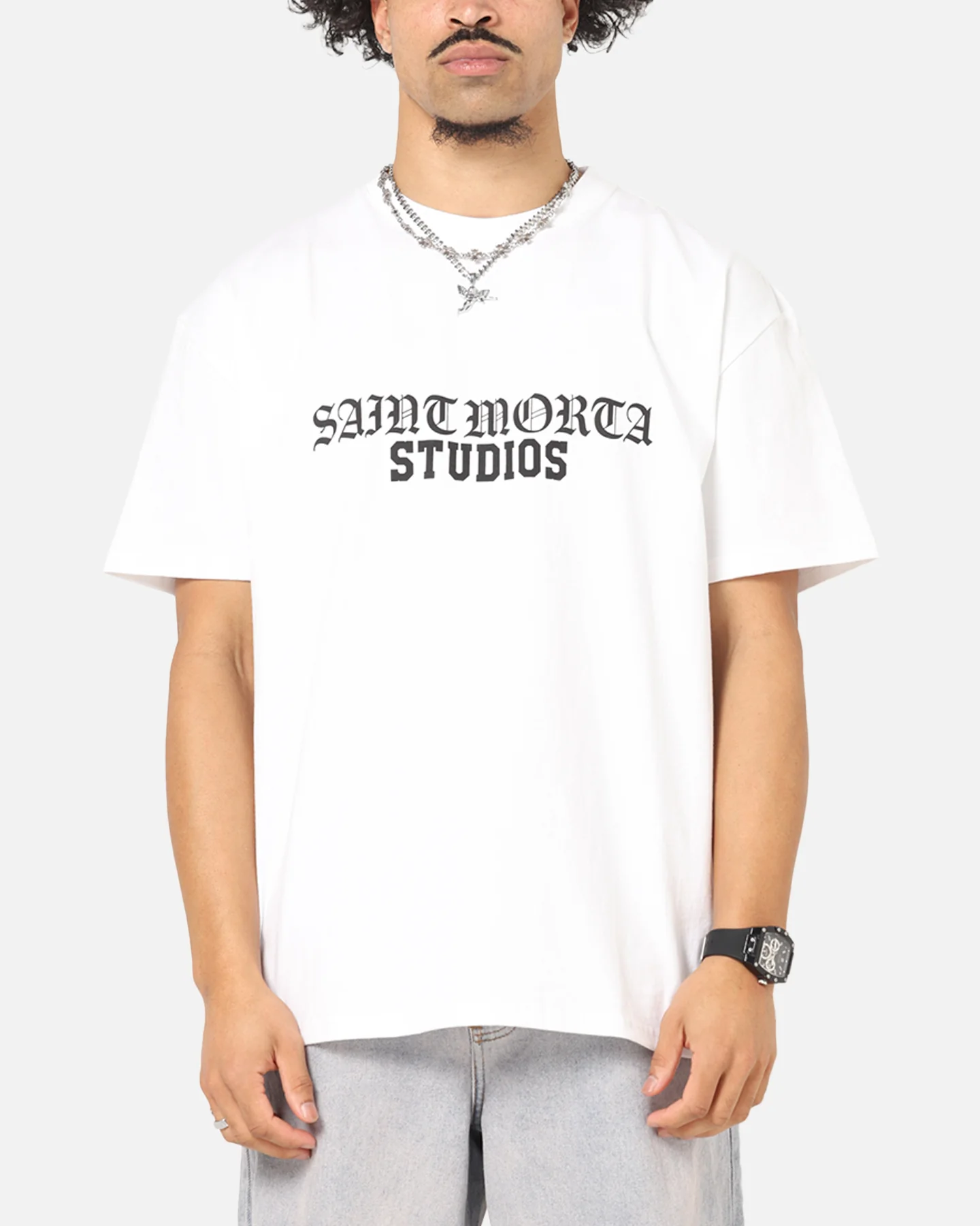 Saint Morta Studios Boxy T-Shirt White