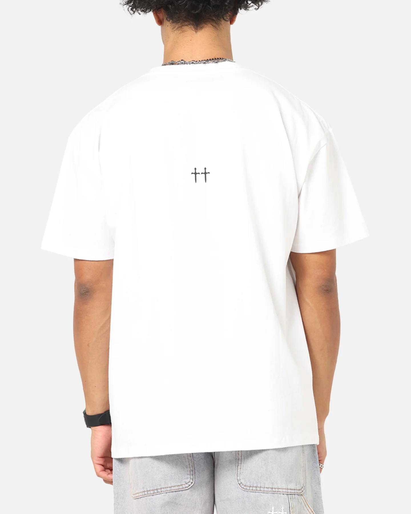 Saint Morta Studios Boxy T-Shirt White - Image 2