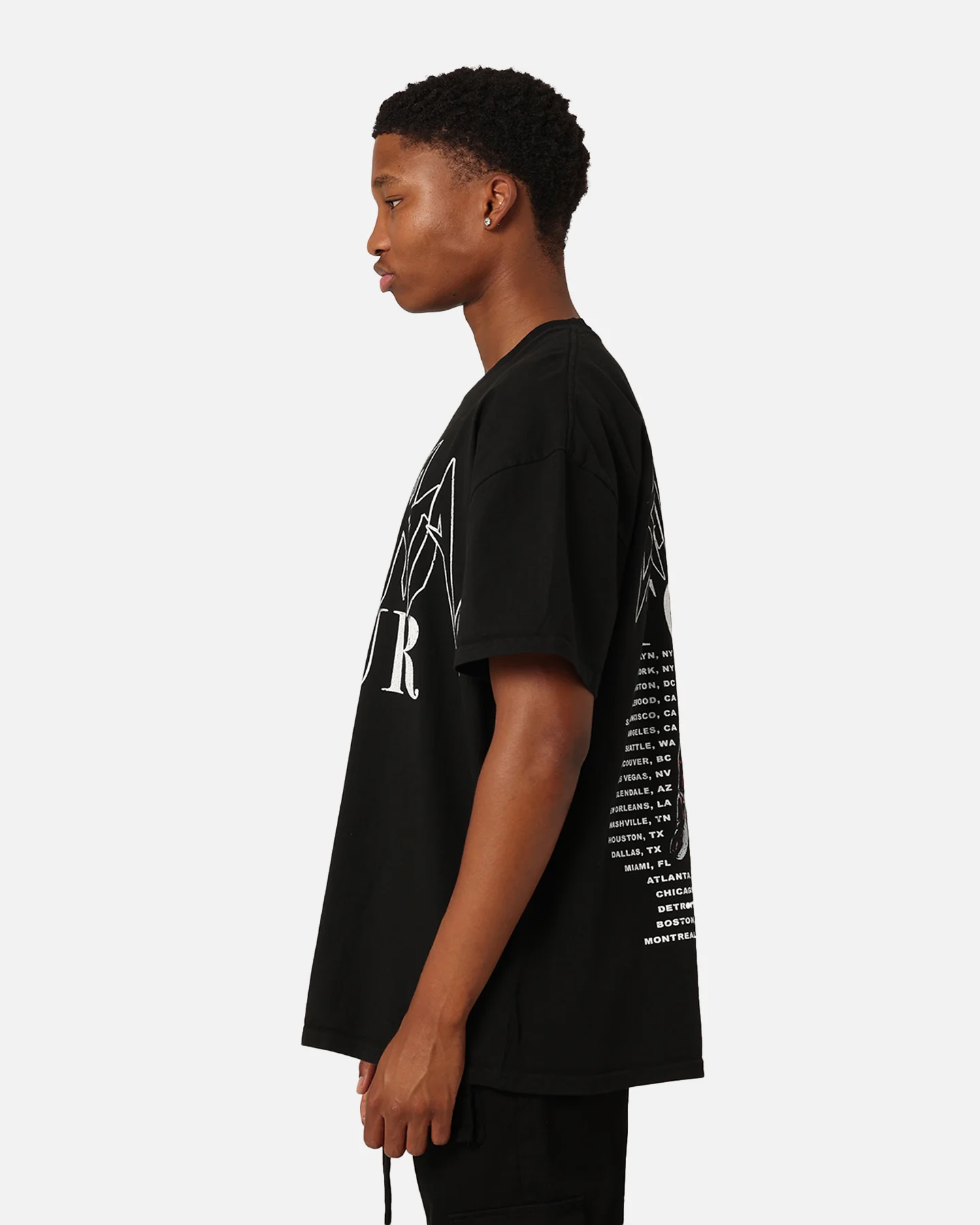 Saint Morta Tour T-Shirt Black - Image 7