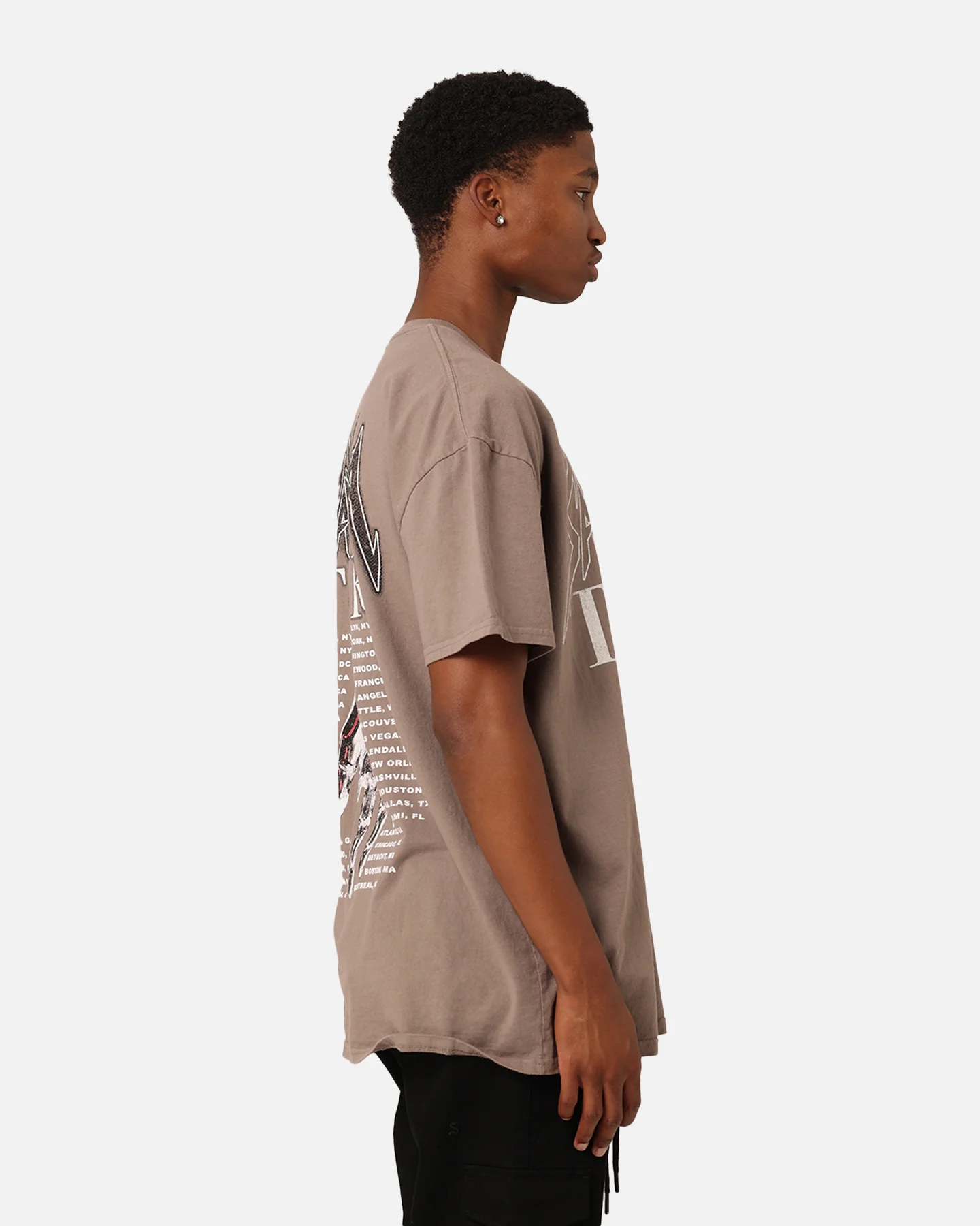 Saint Morta Tour T-Shirt Vintage Brown - Image 5