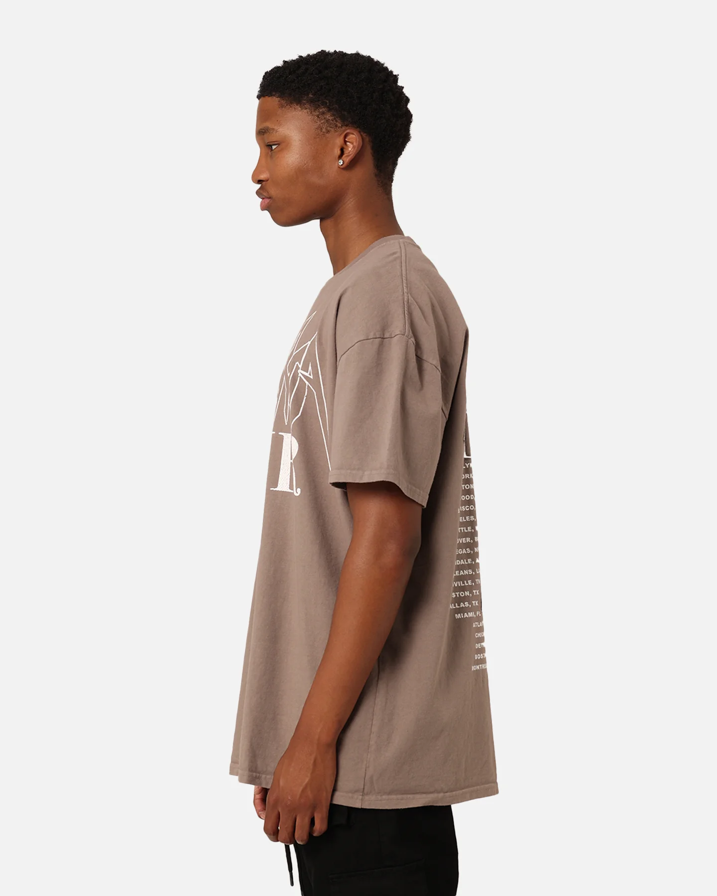 Saint Morta Tour T-Shirt Vintage Brown - Image 6