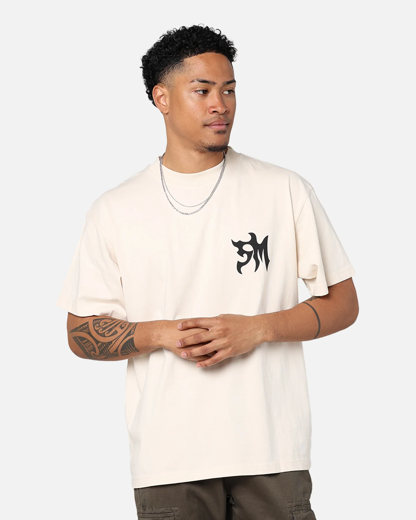Saint Morta Tribe Premium T-Shirt Off White