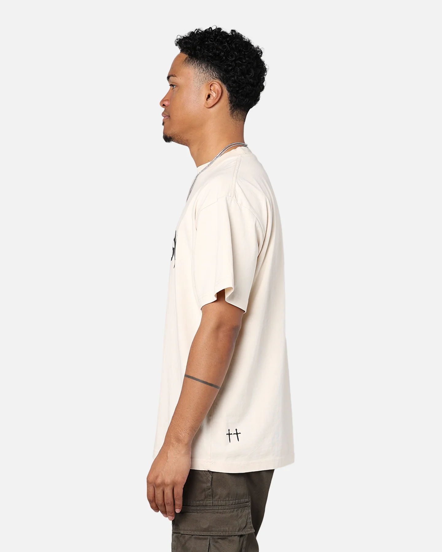 Saint Morta Tribe Premium T-Shirt Off White - Image 5