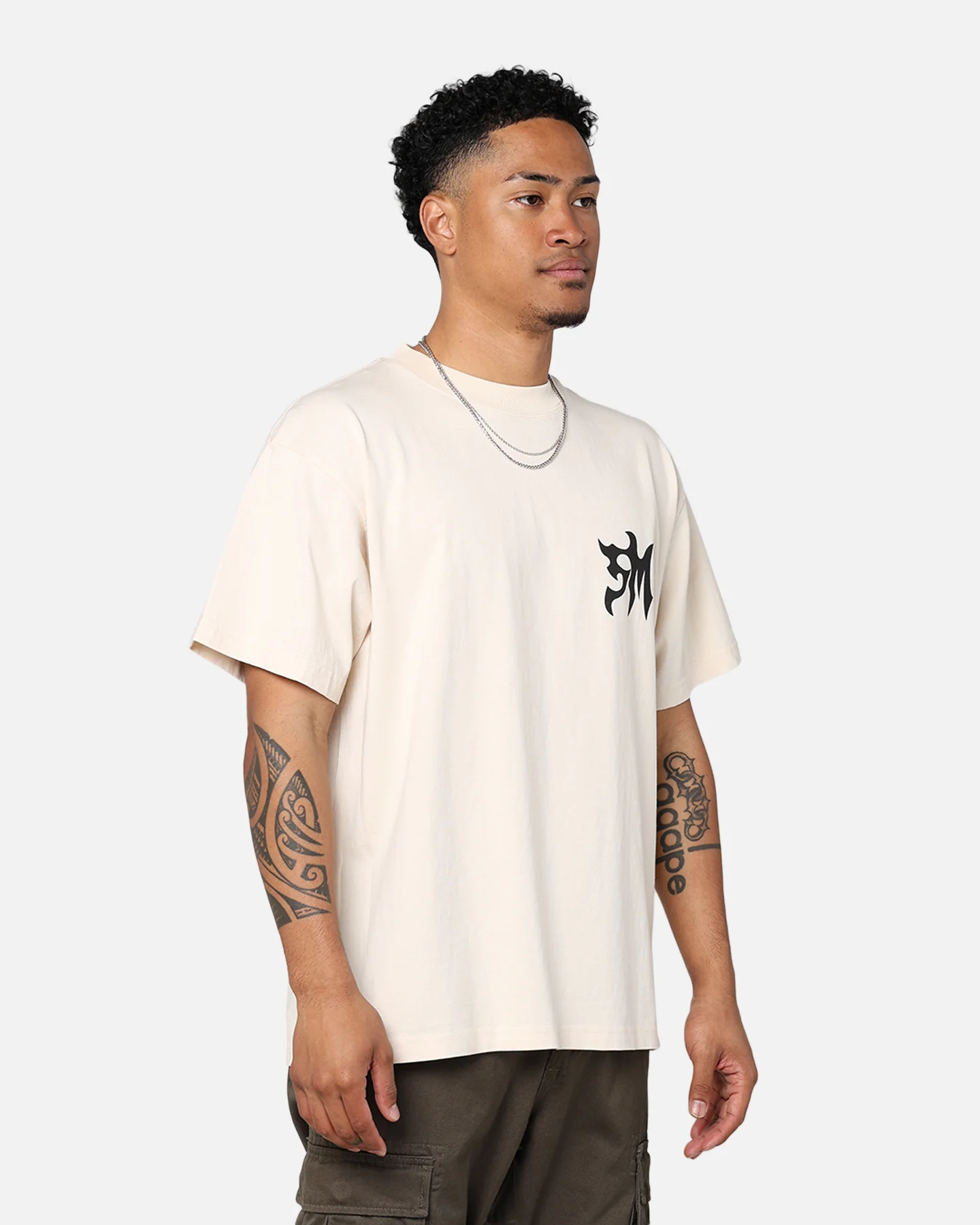 Saint Morta Tribe Premium T-Shirt Off White - Image 8