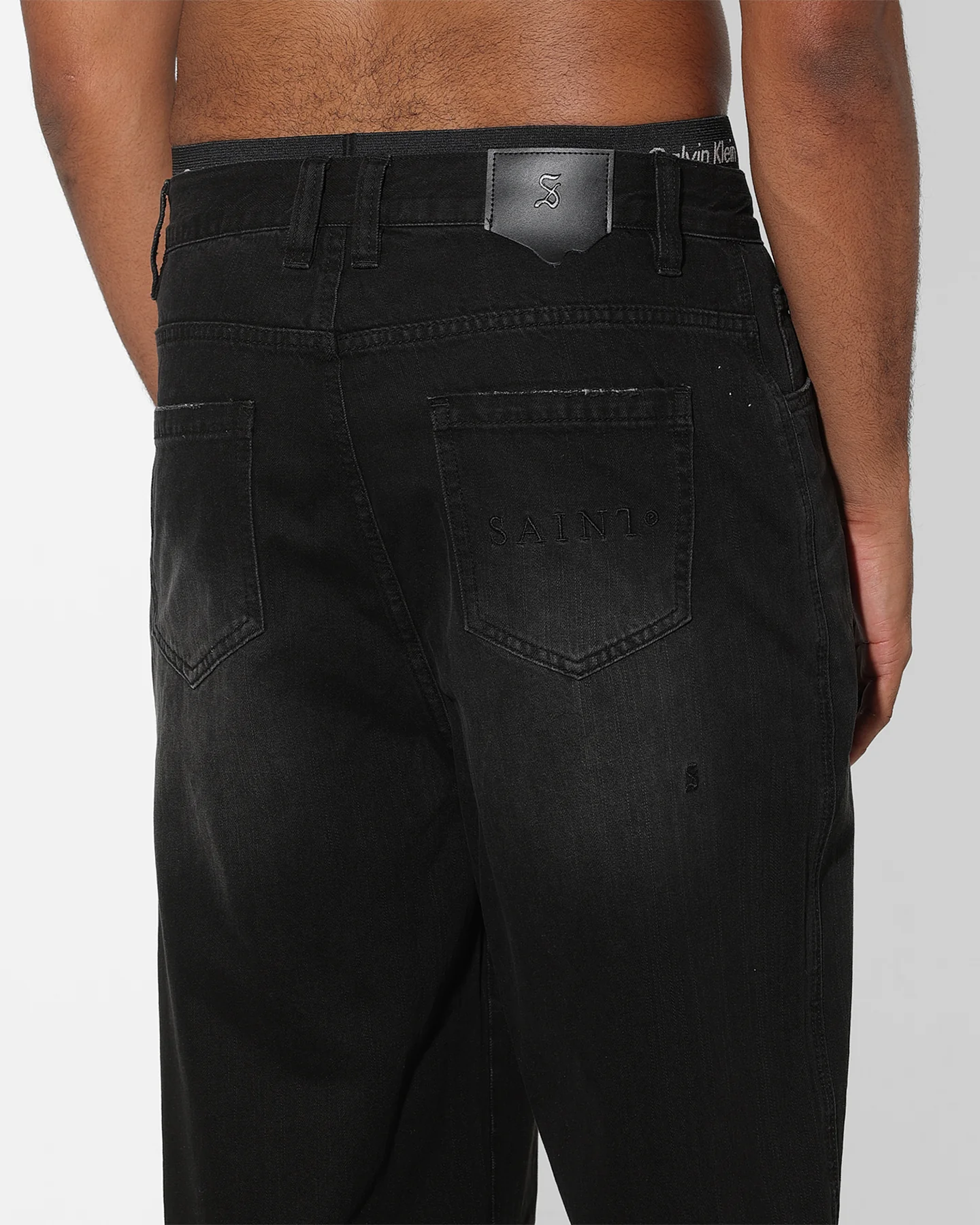 Saint Morta Ultra Sonic Baggy Jeans Vintage Black - Image 8