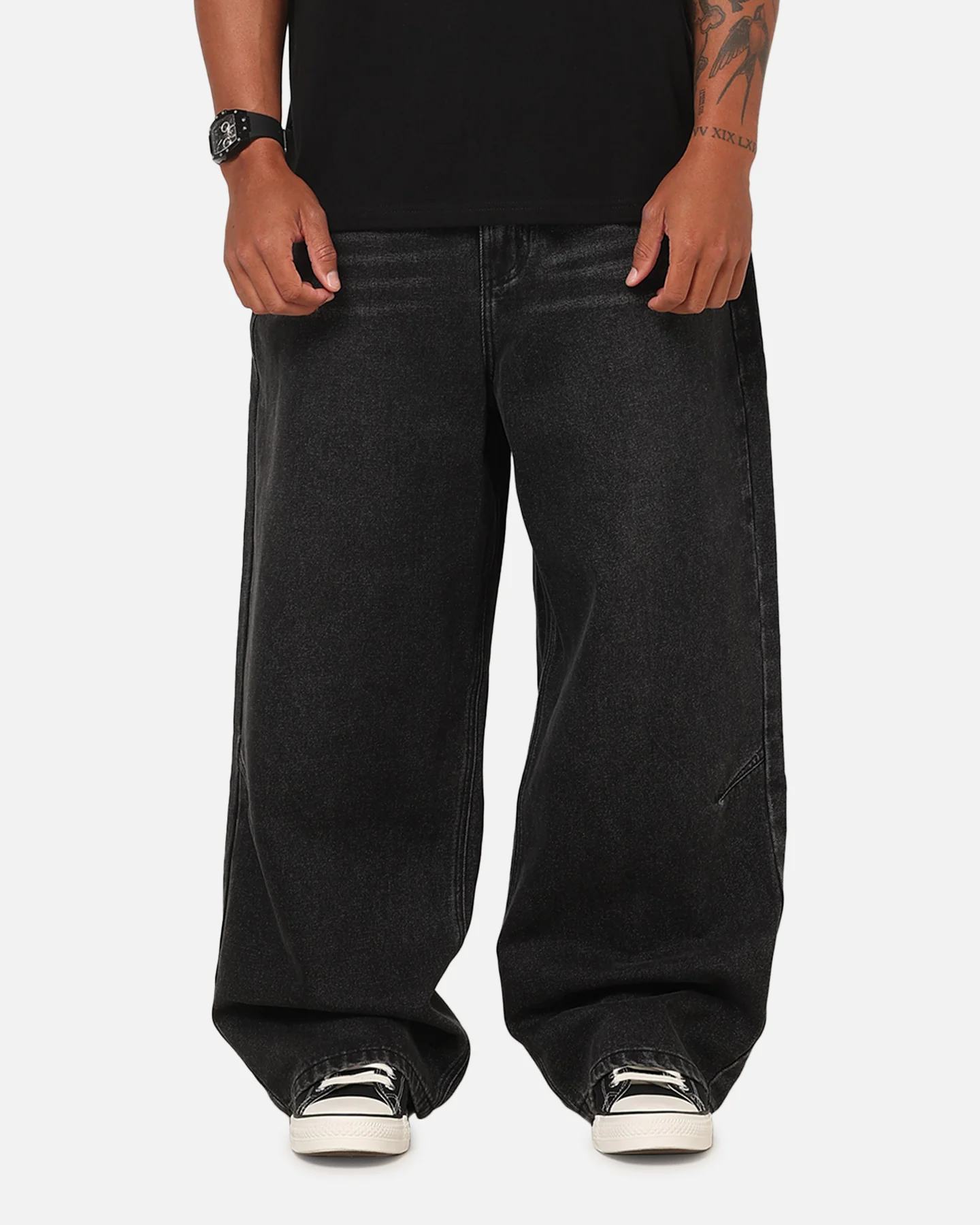 Saint Morta Umbra Baroque Jeans Black Shadow - Image 6