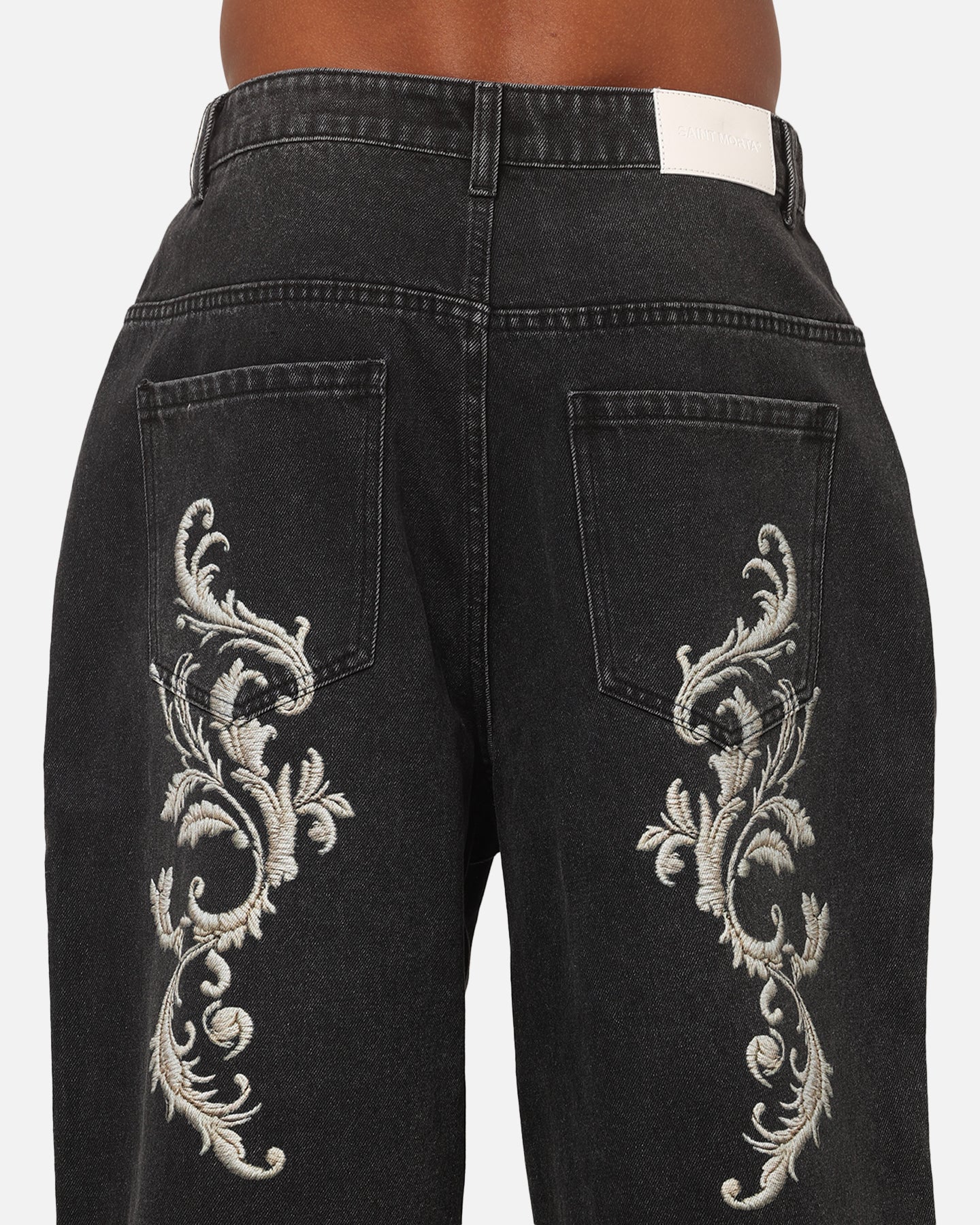 Saint Morta Umbra Baroque Jeans Black Shadow - Image 8