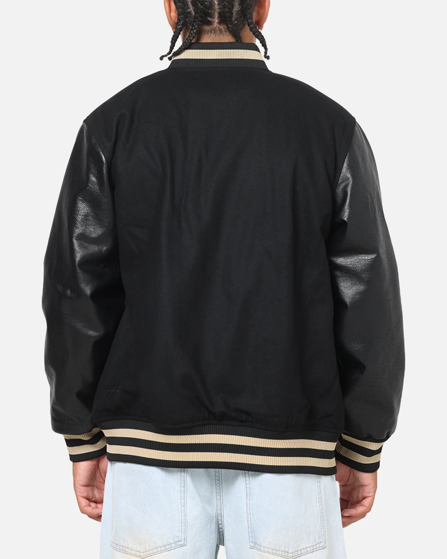 Saint Morta Valhala Varsity Jacket Black - Image 3