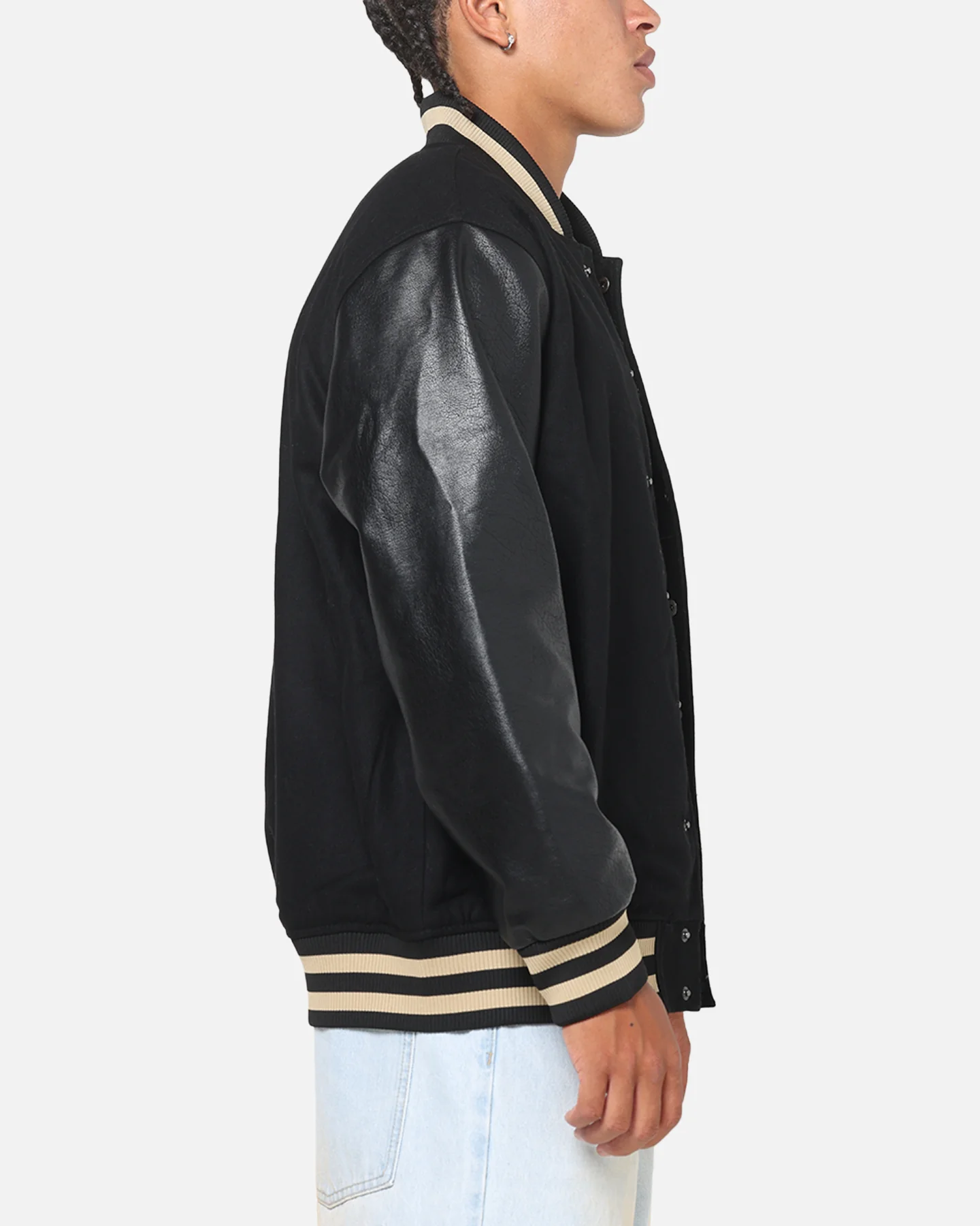 Saint Morta Valhala Varsity Jacket Black - Image 4