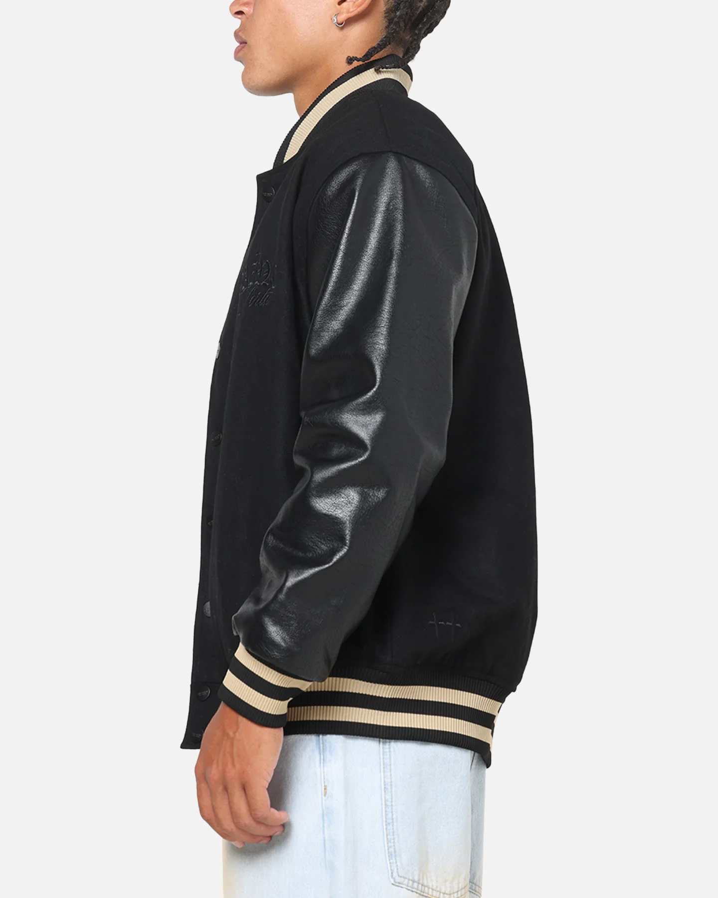 Saint Morta Valhala Varsity Jacket Black - Image 5