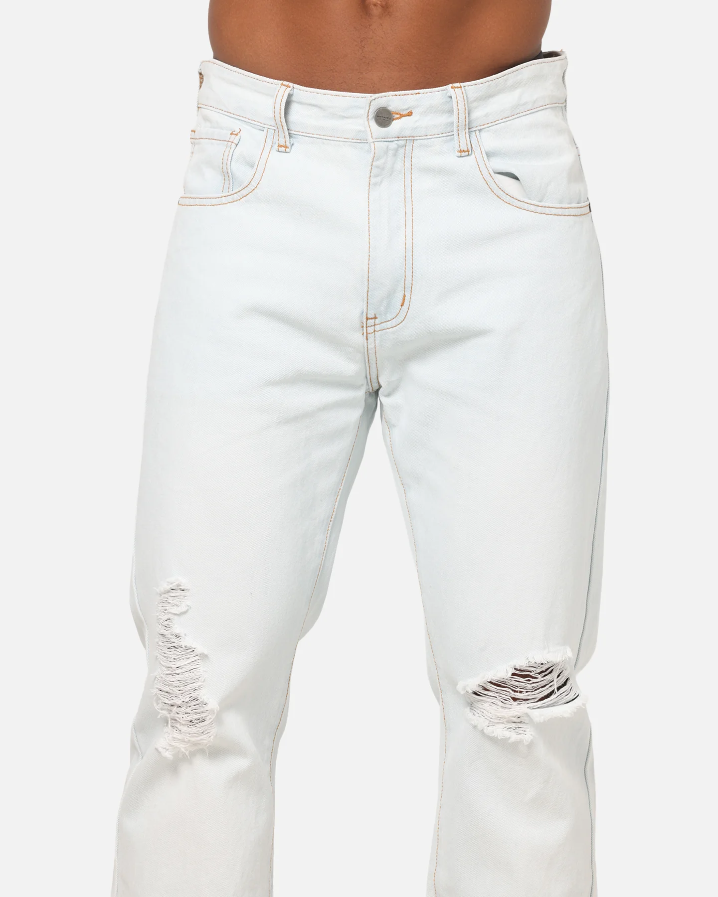 Saint Morta Verra Distressed Jeans Blue Dawn - Image 7