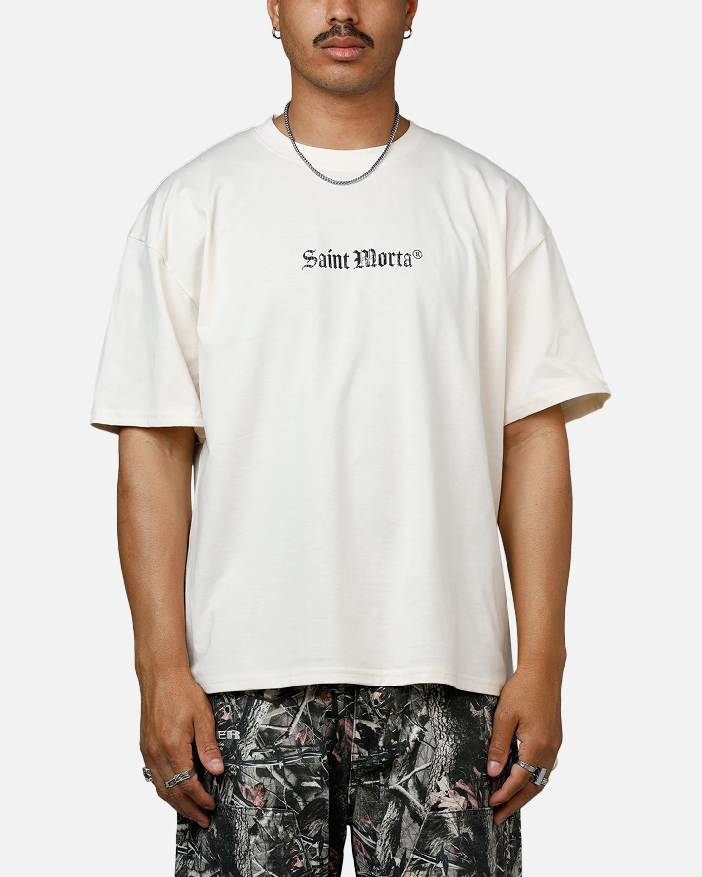 Saint Morta Weary Hearts Heavyweight T-Shirt Off White - Image 2
