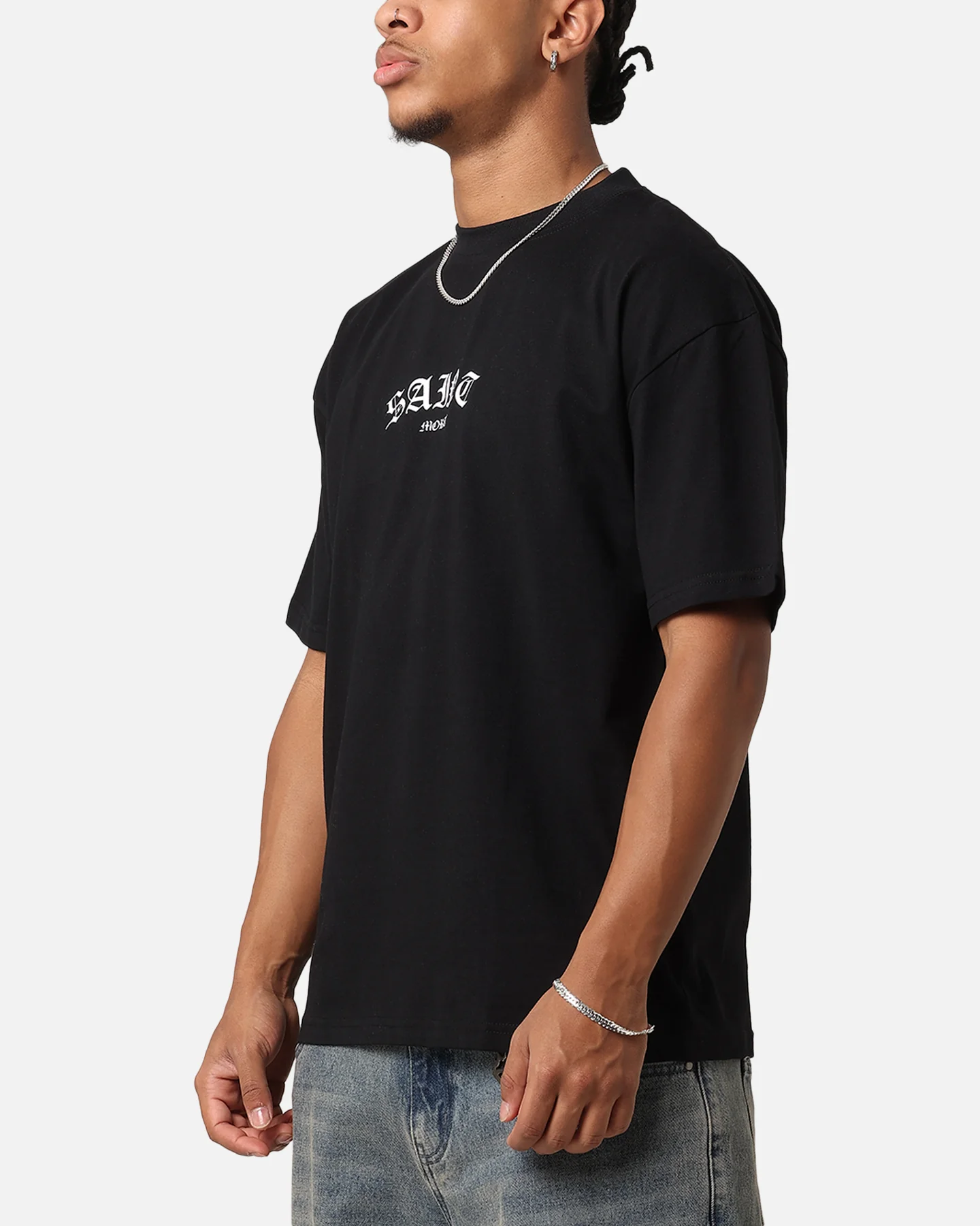 Saint Morta Year Of The Dragon Drop T-Shirt Black/Stone - Image 6