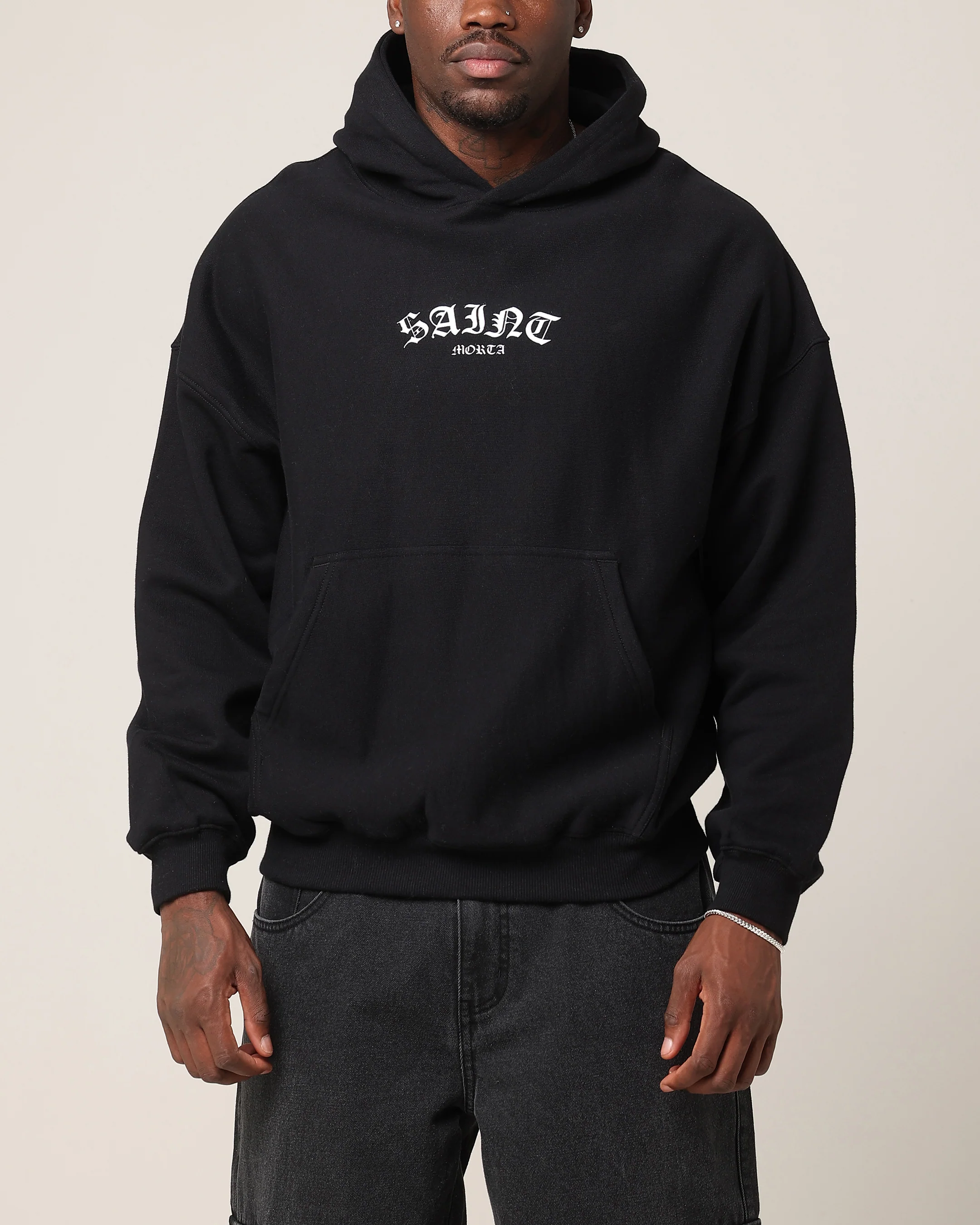 Saint Morta Year Of The Dragon Hoodie Black - Image 2