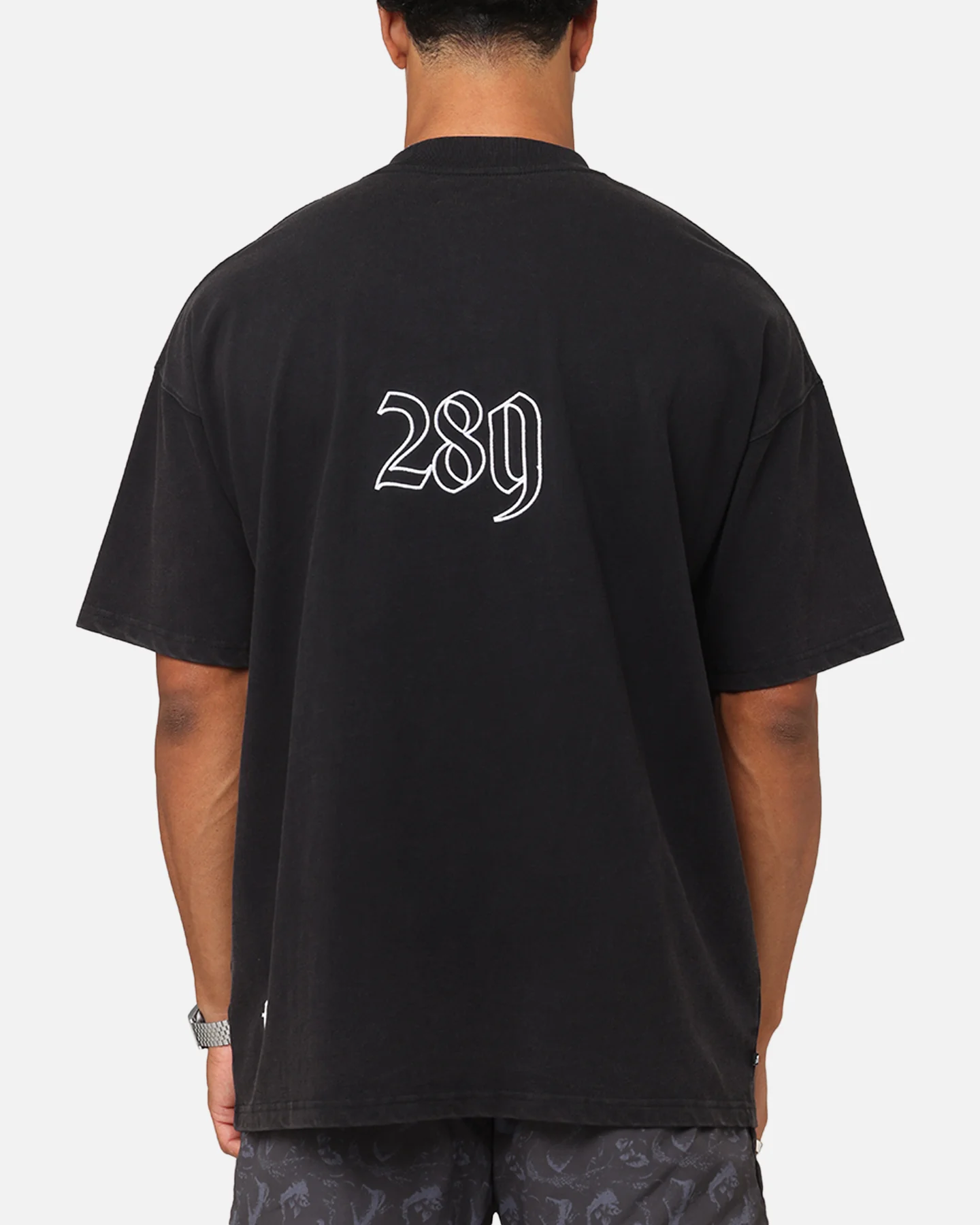 Saint Morta Year Of The Snake Mockneck T-Shirt Black - Image 2