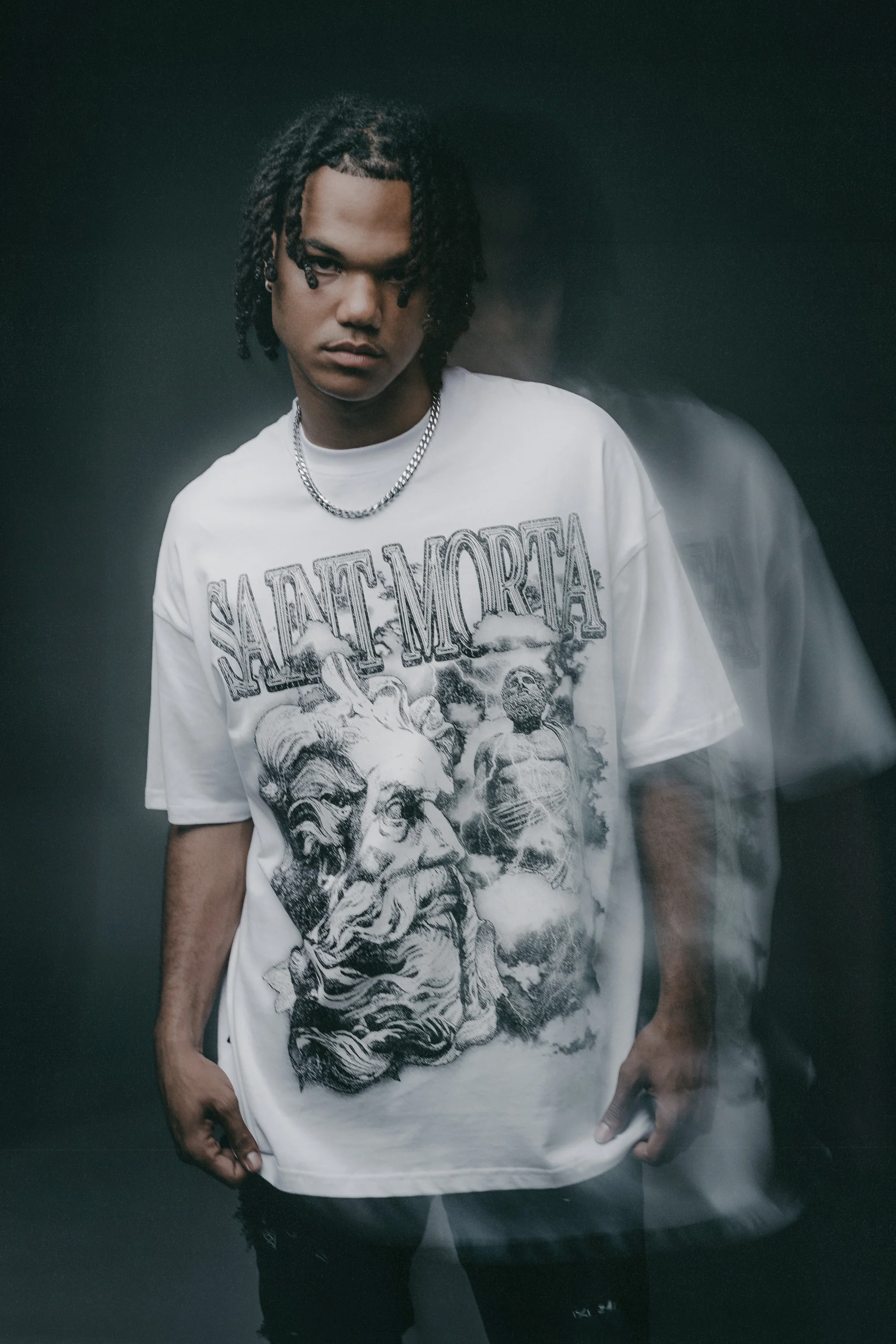 Saint Morta Zeus Boxy T-Shirt White